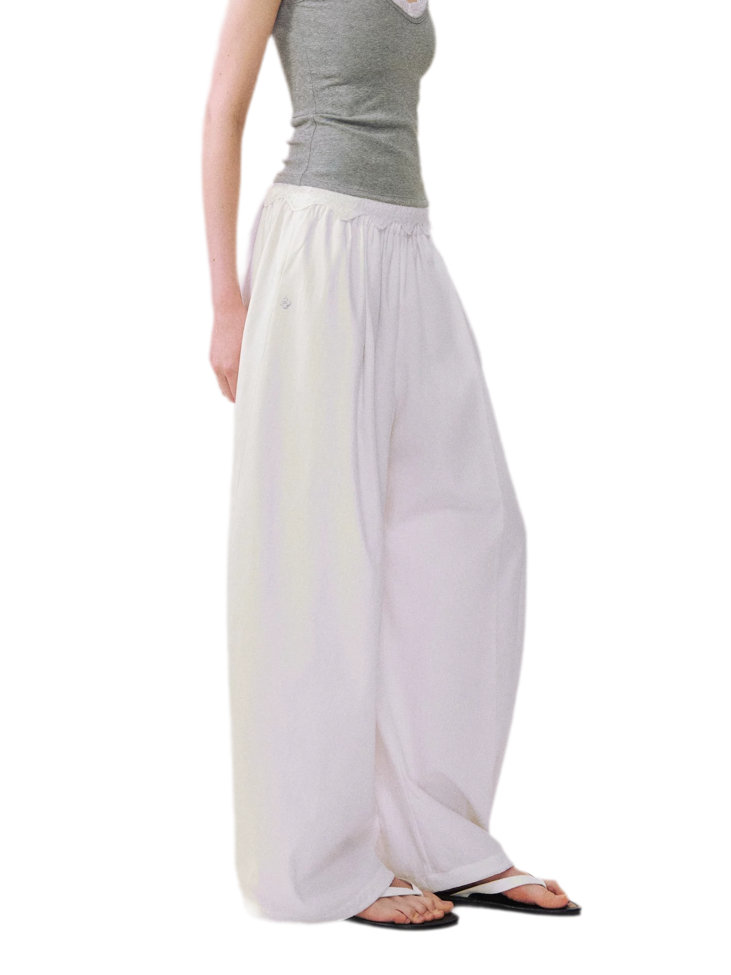 Breathable Relaxed Lantern Pants