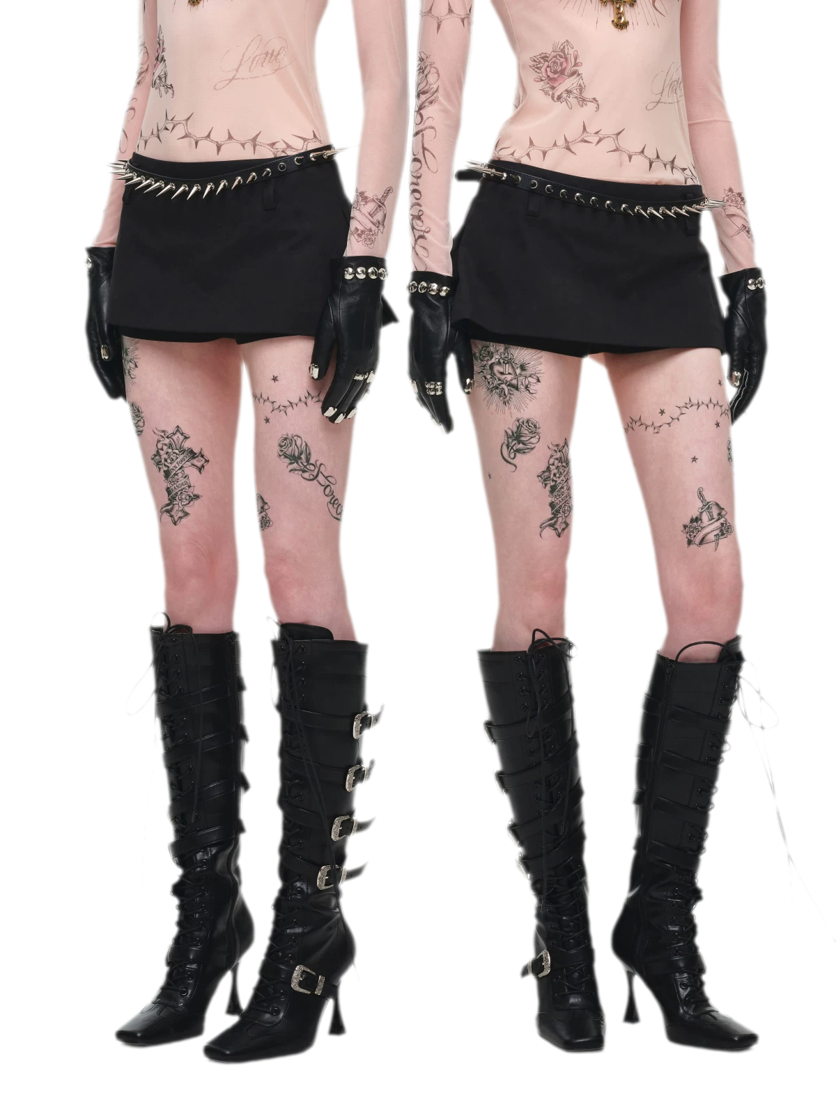 Structured A-Line Mini Skirt