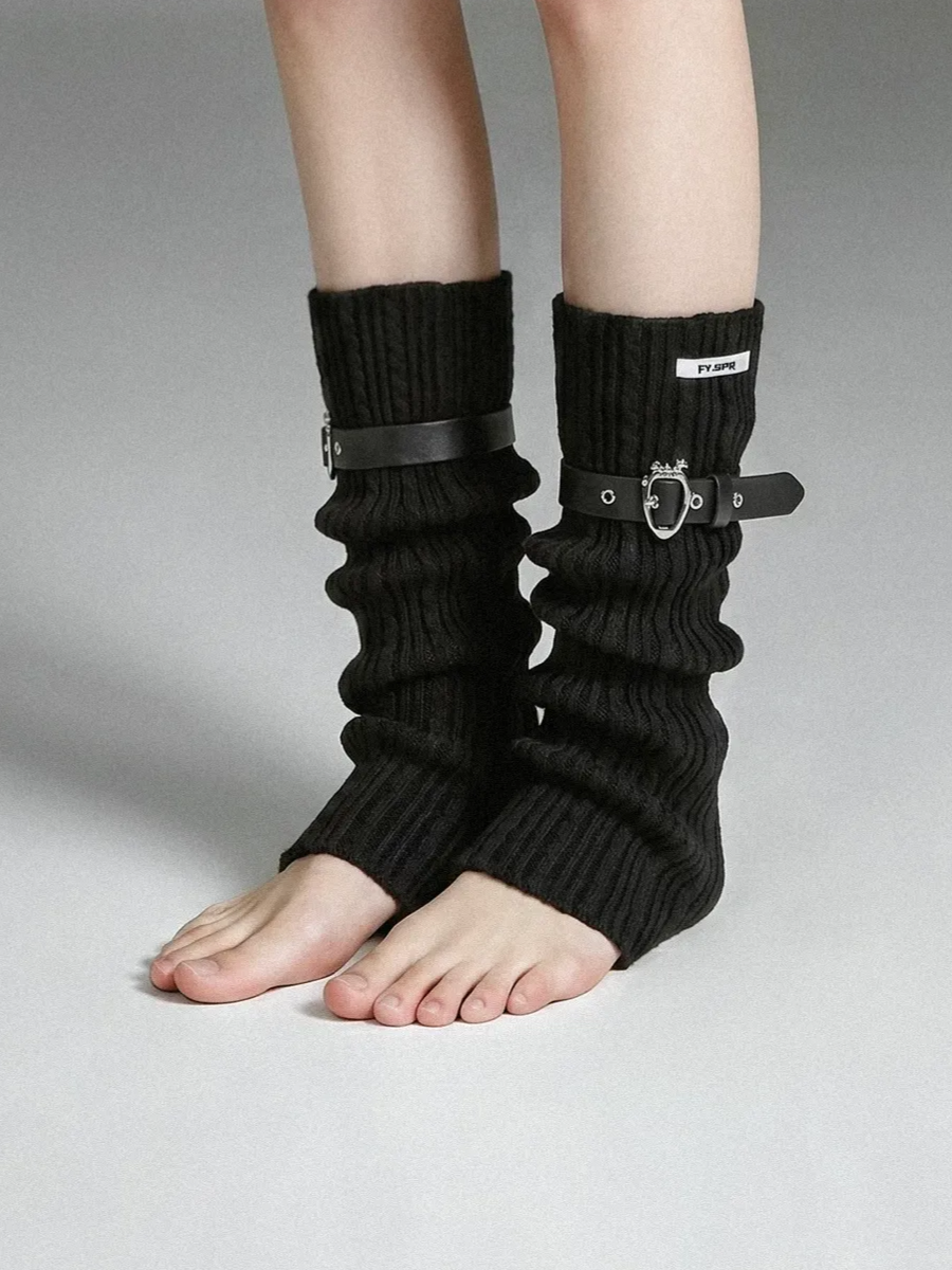 Knit Sock Leg Warmers