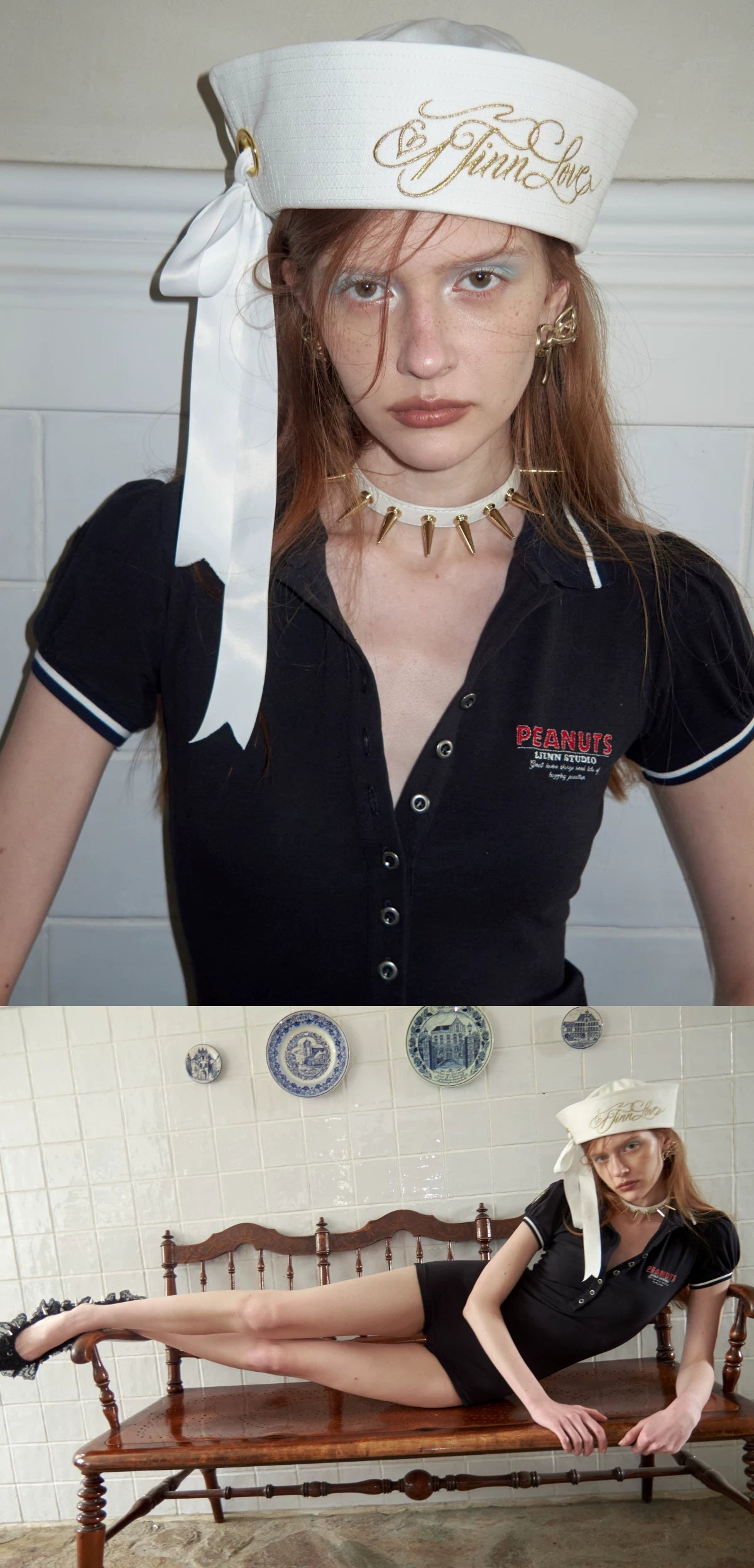 Nautical Wide Brim Sailor Hat