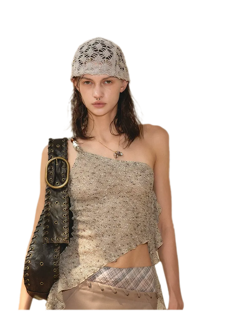 Beaded Asymmetrical Tank