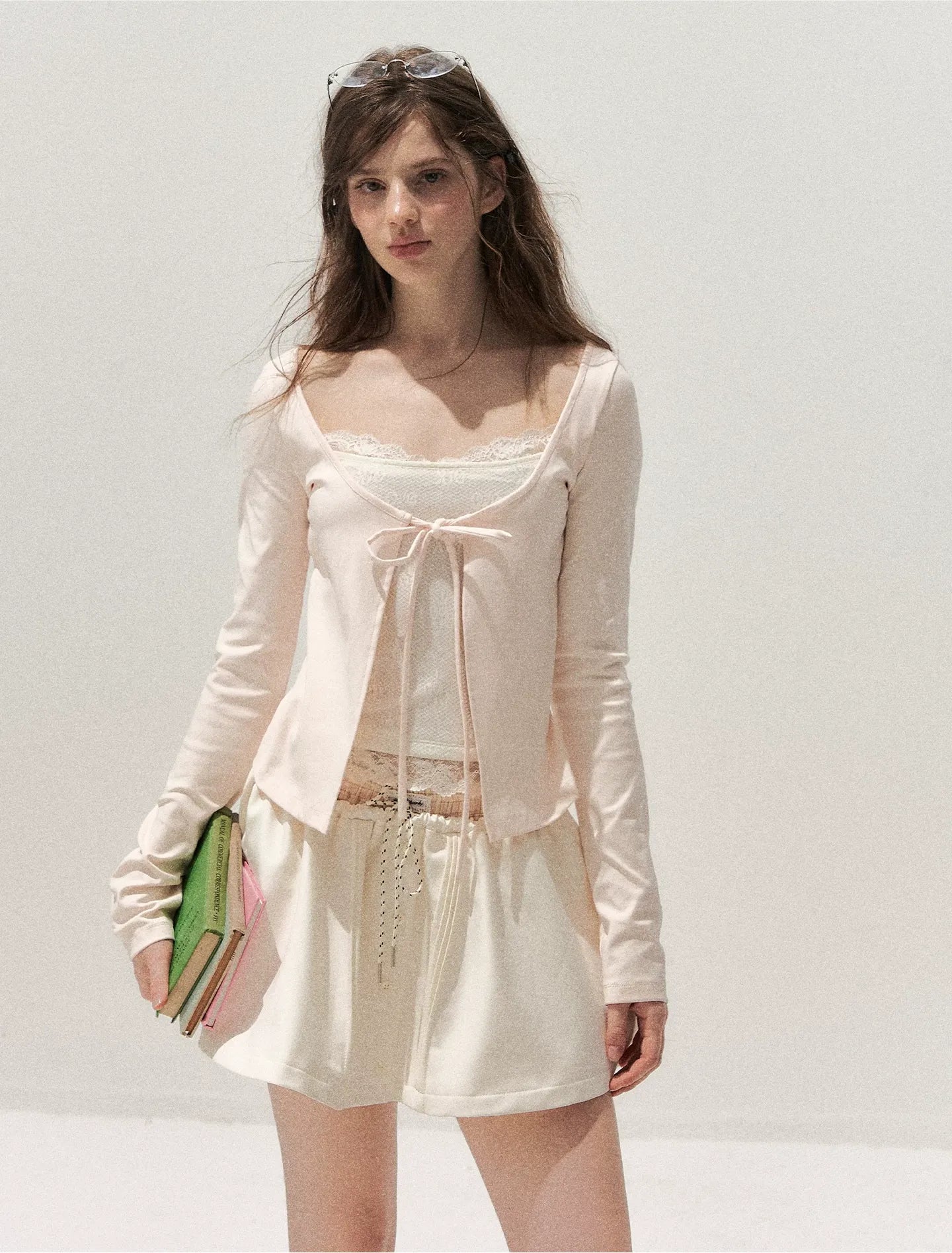 Lace Layered Long-Sleeve T-Shirt
