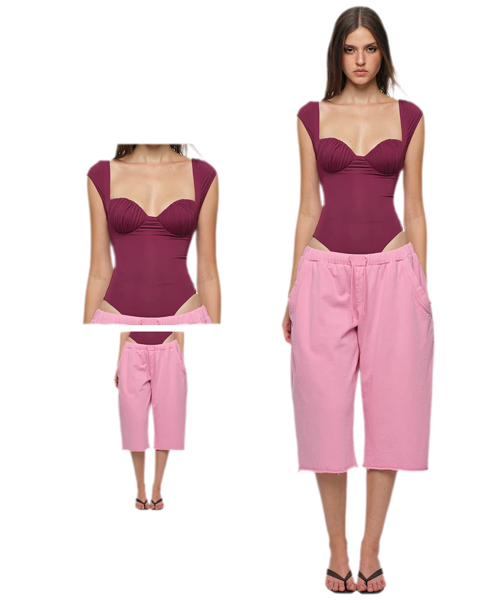 Ruched Cup Bodysuit