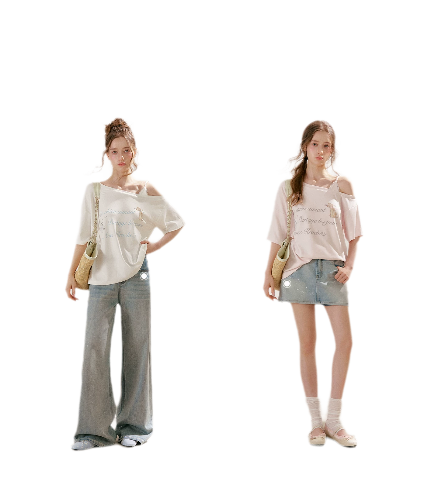 Modal Cotton Lace Tee