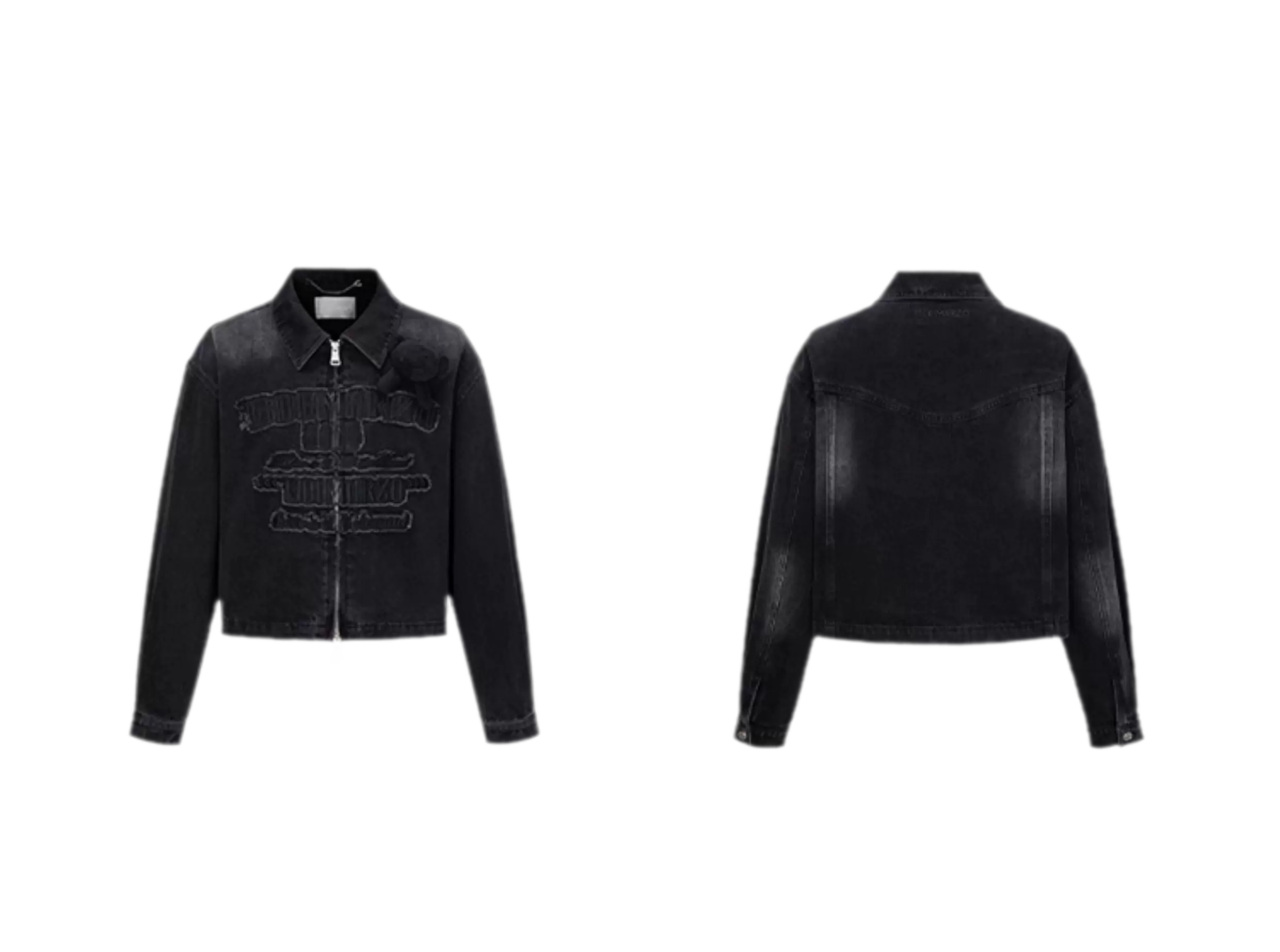 Bear Denim Zipped Shirt