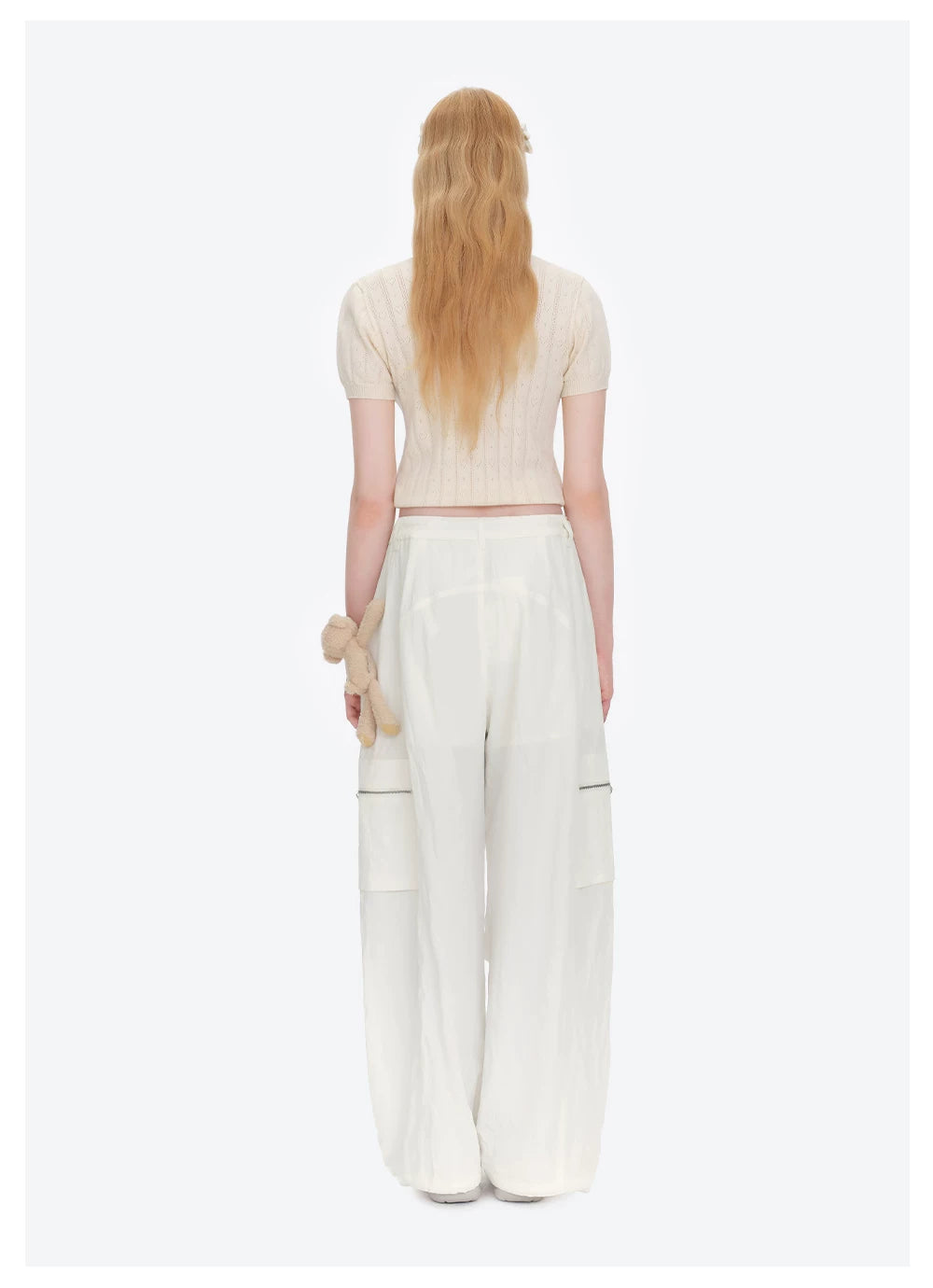 Loose Wide-Leg Cargo Pants
