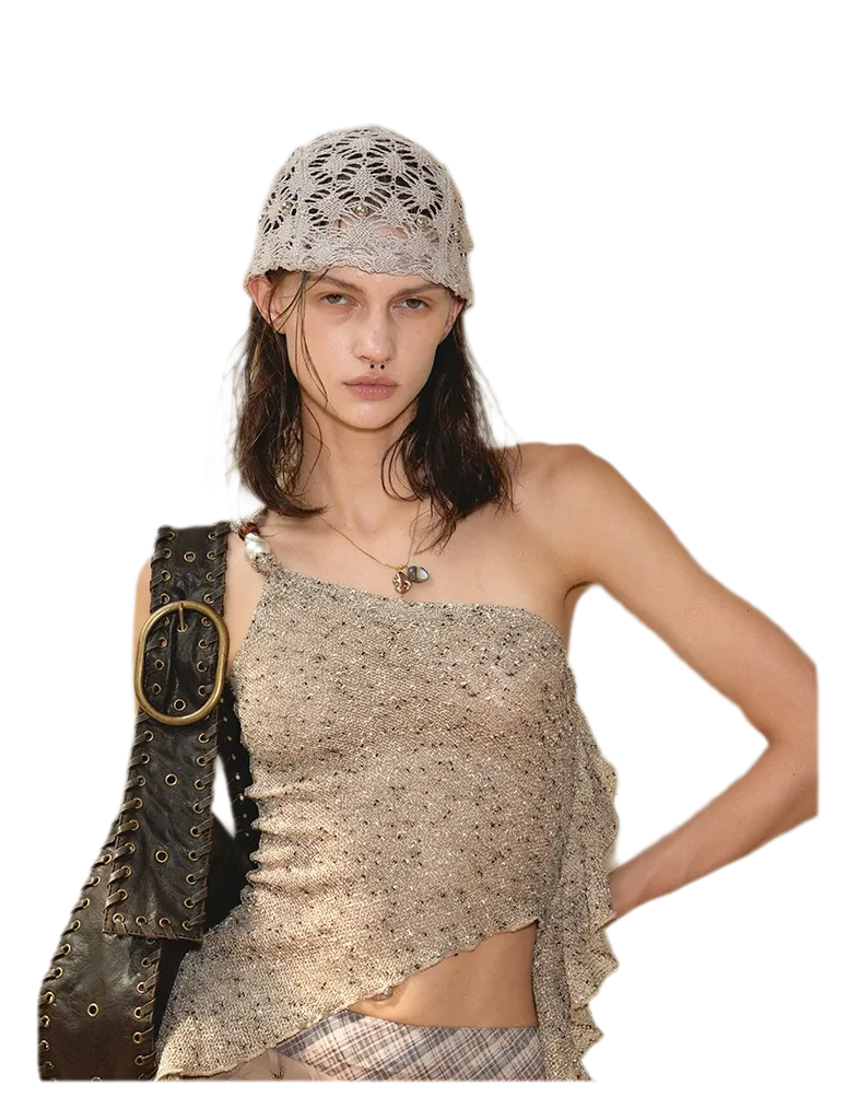 Beaded Asymmetrical Tank