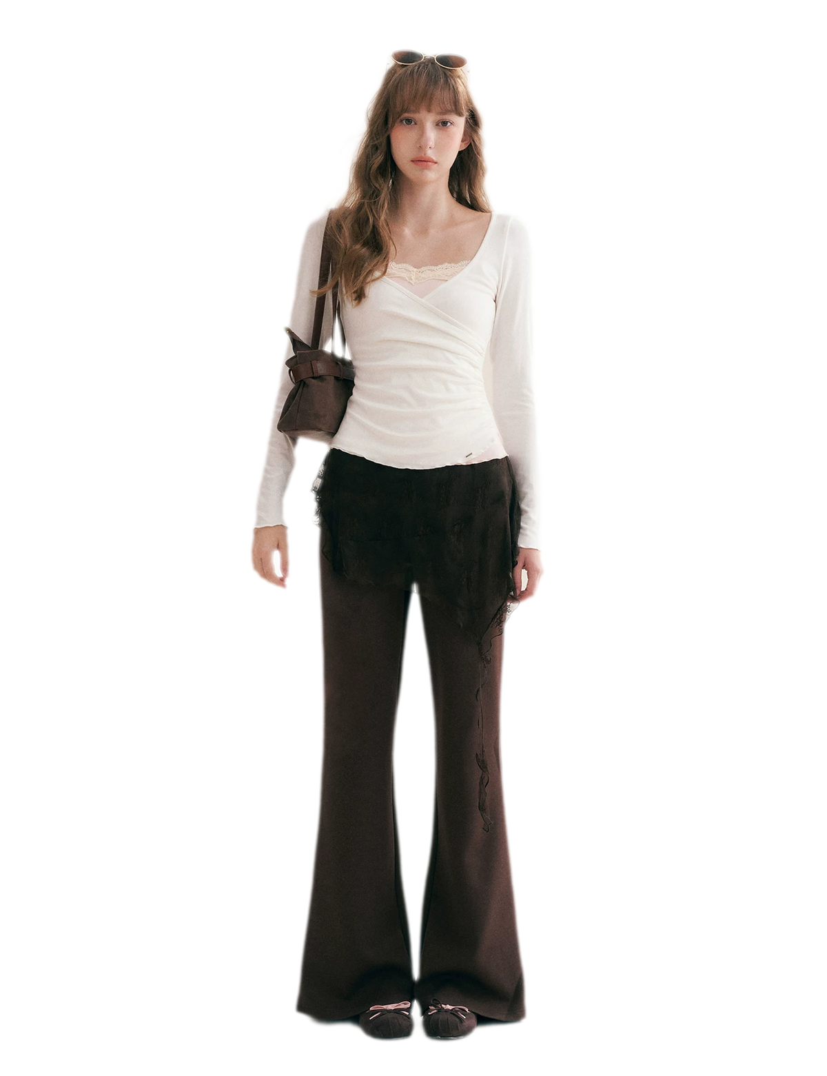 Romantic Lace Wide-Leg Pants