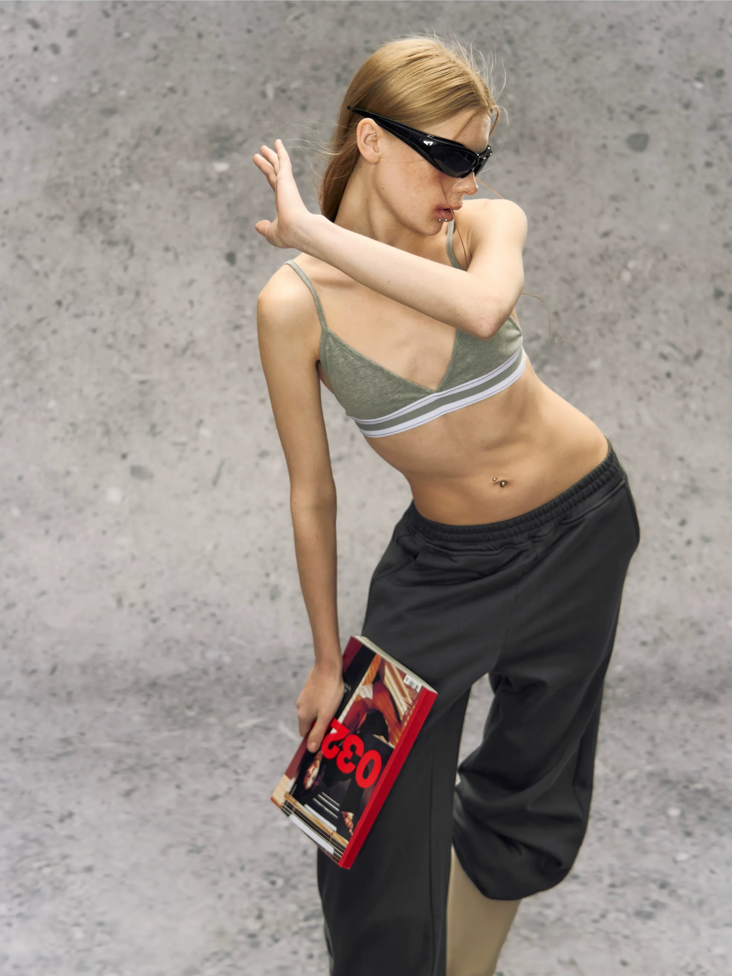 Camouflage Rib Bra