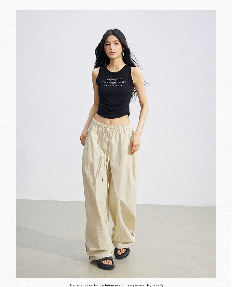 Casual Workwear Wide-Leg Pants