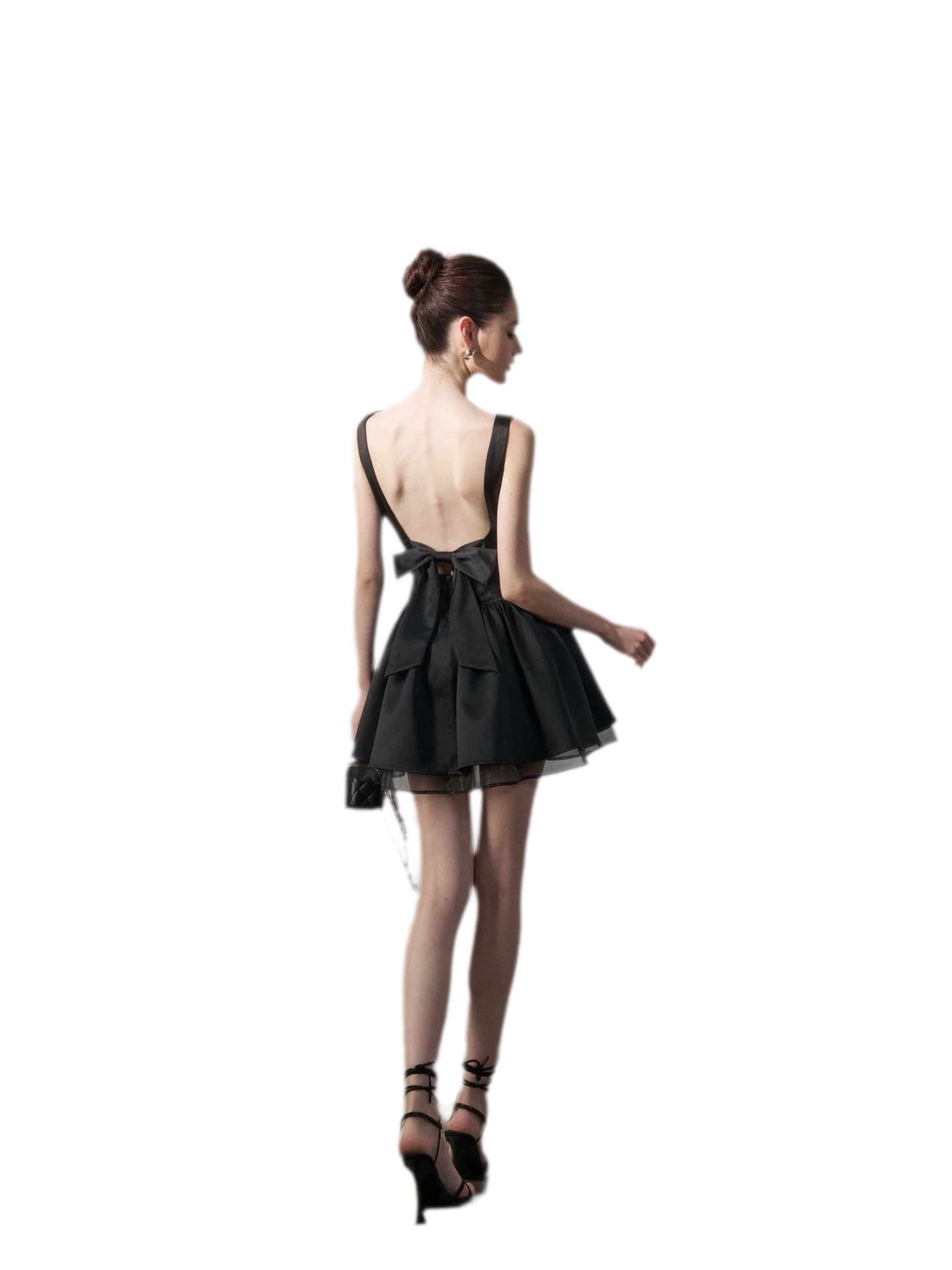 Bow Back Mini Dress