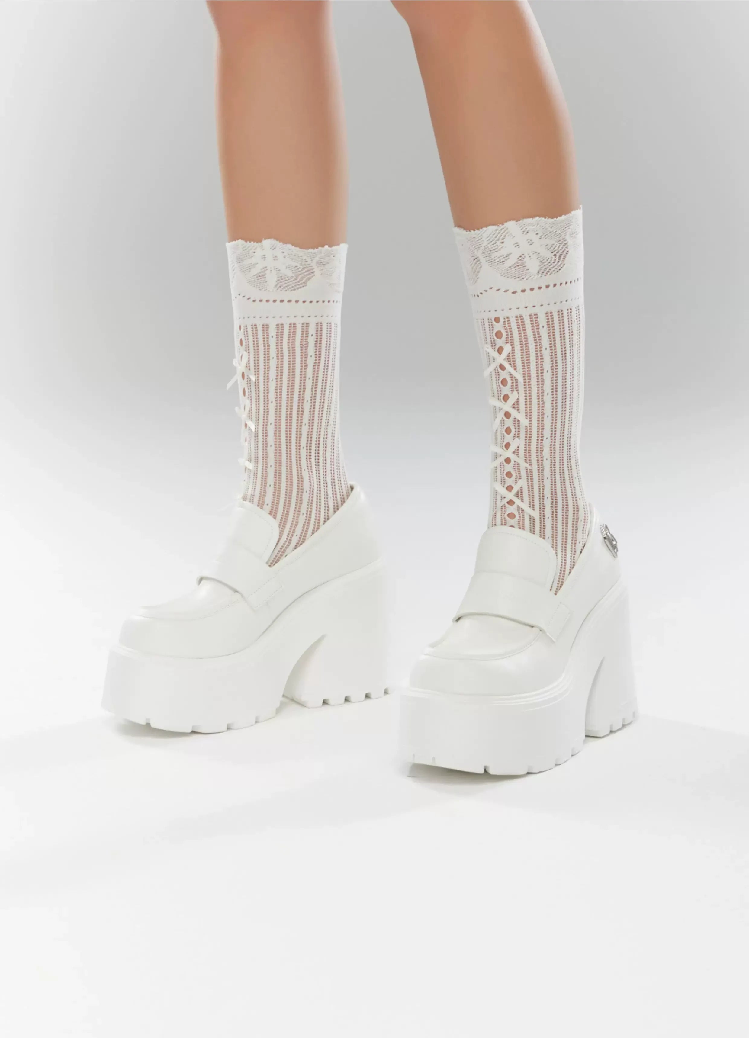 Chunky Platform Slip-On Loafers