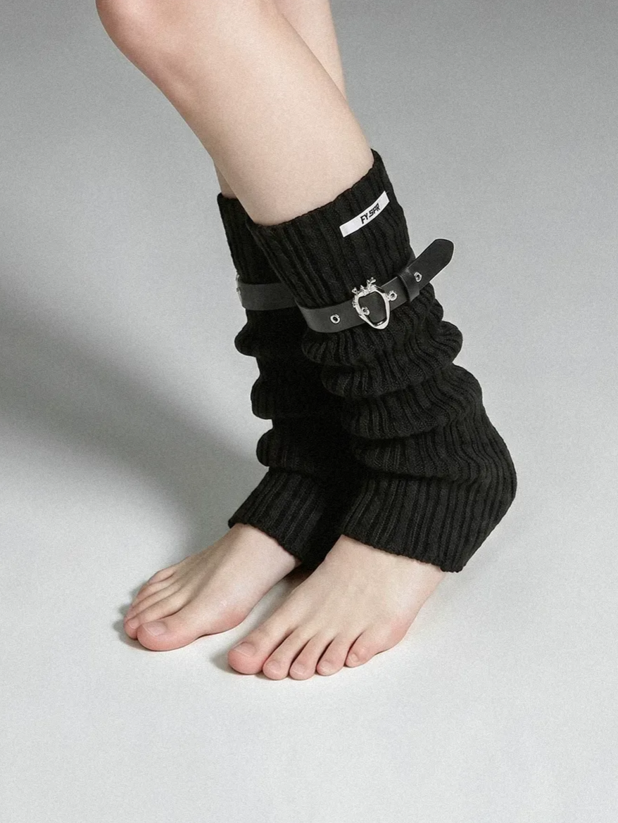 Knit Sock Leg Warmers