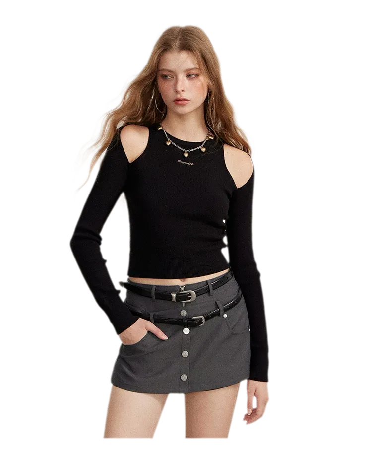 Double-Waist Convertible A-Line Skort