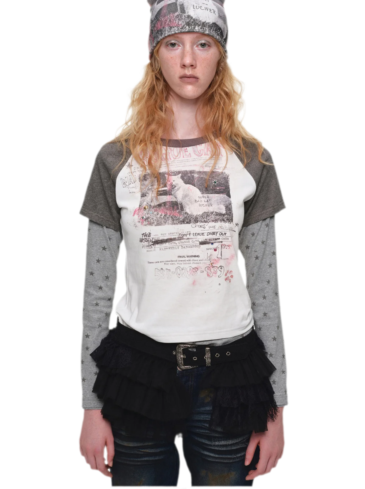 Graphic Color-Block Raglan T-Shirt