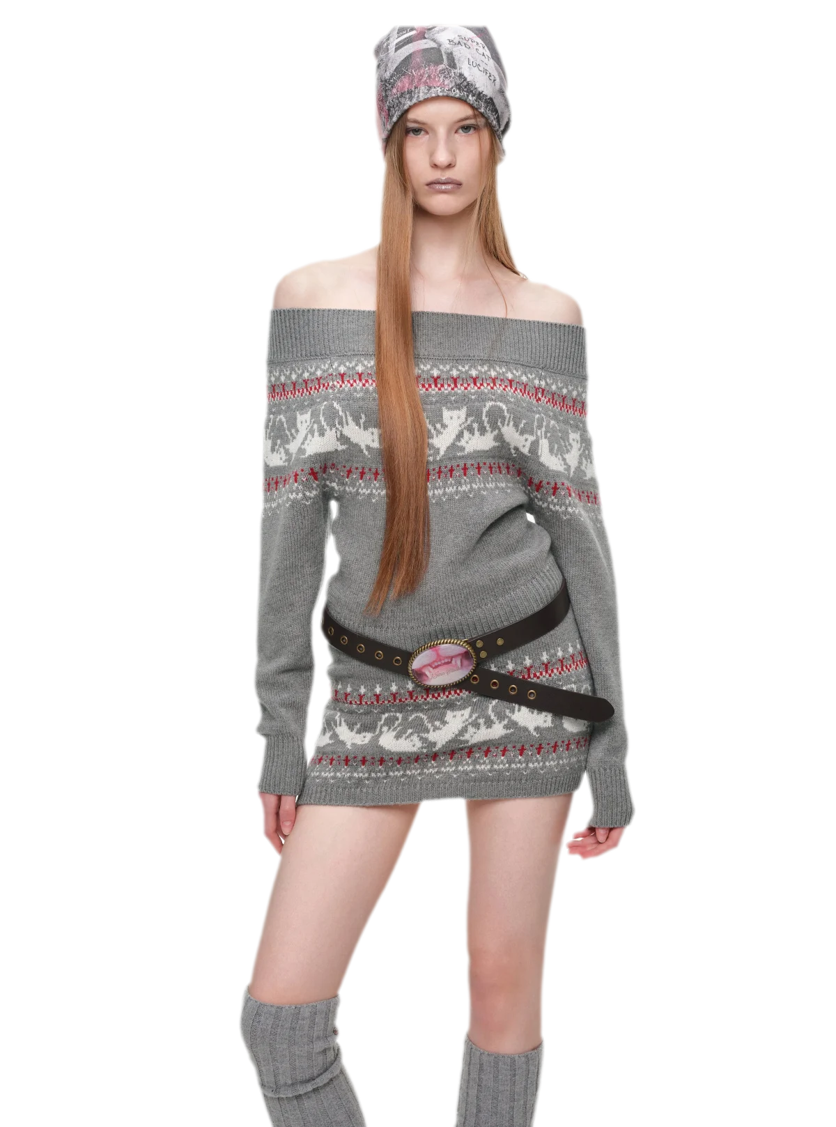 Haut en maille pour chat Fair Isle