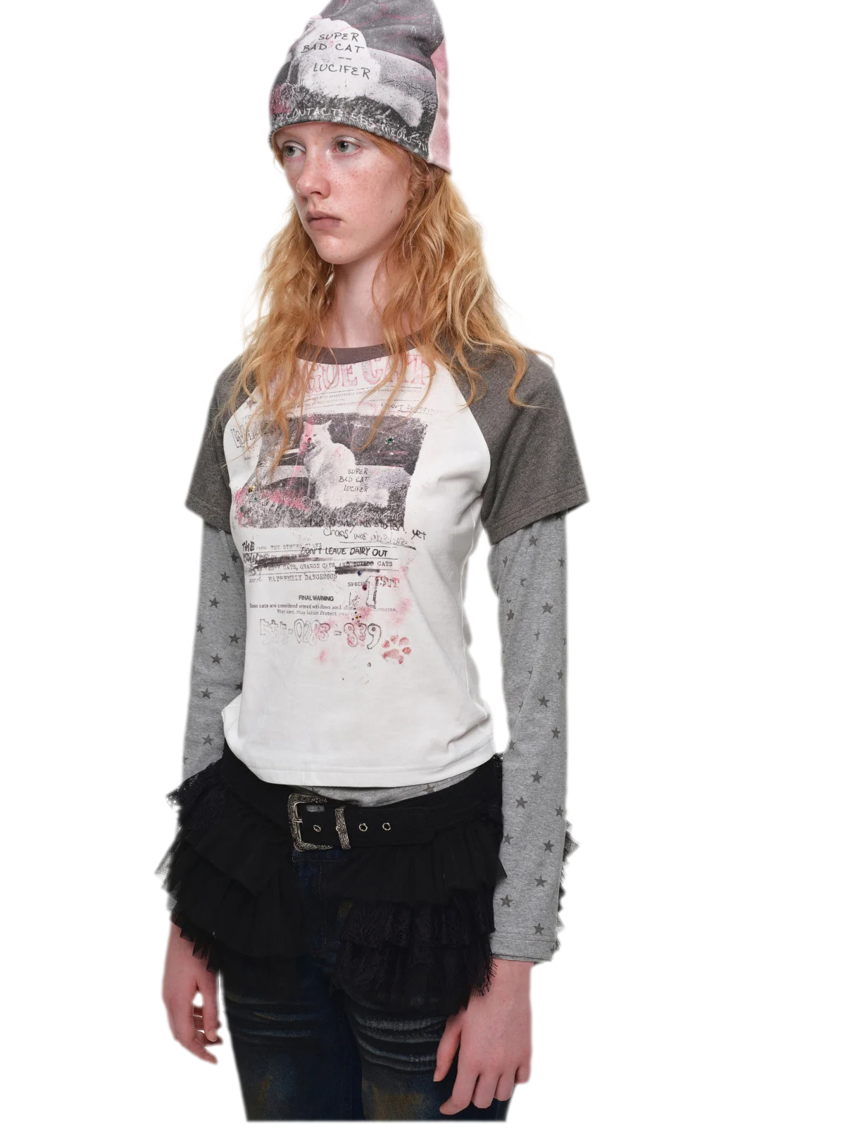 Graphic Color-Block Raglan T-Shirt