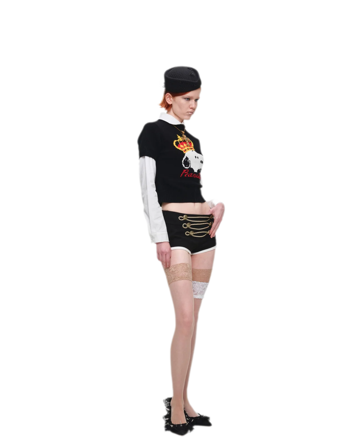 Baumwoll-Woll-Jacquardpullover