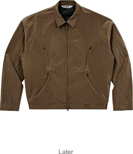 Textured Curved Panel Jacket