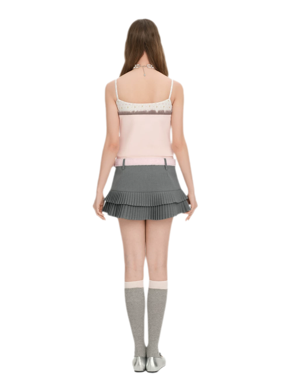 Floral Pleated Skort