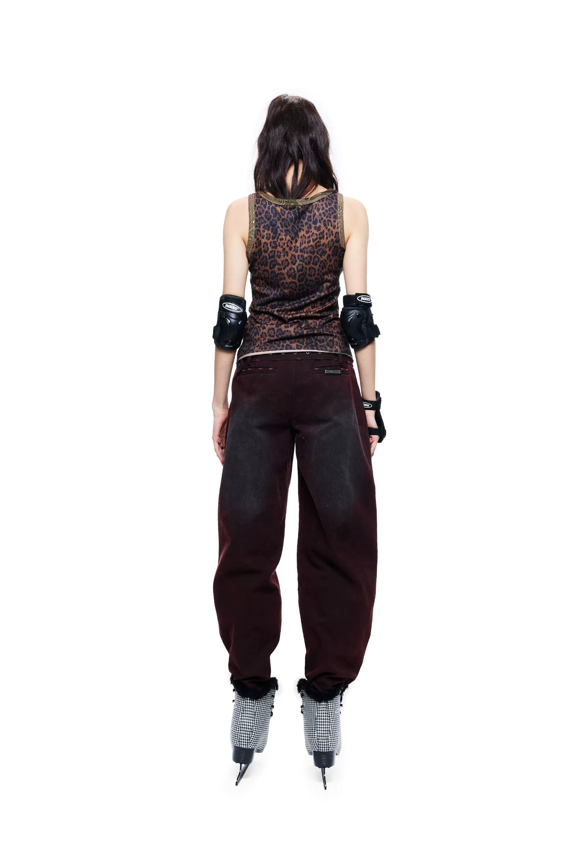 Lightweight Patchwork Leopard Camouflage Tank Top