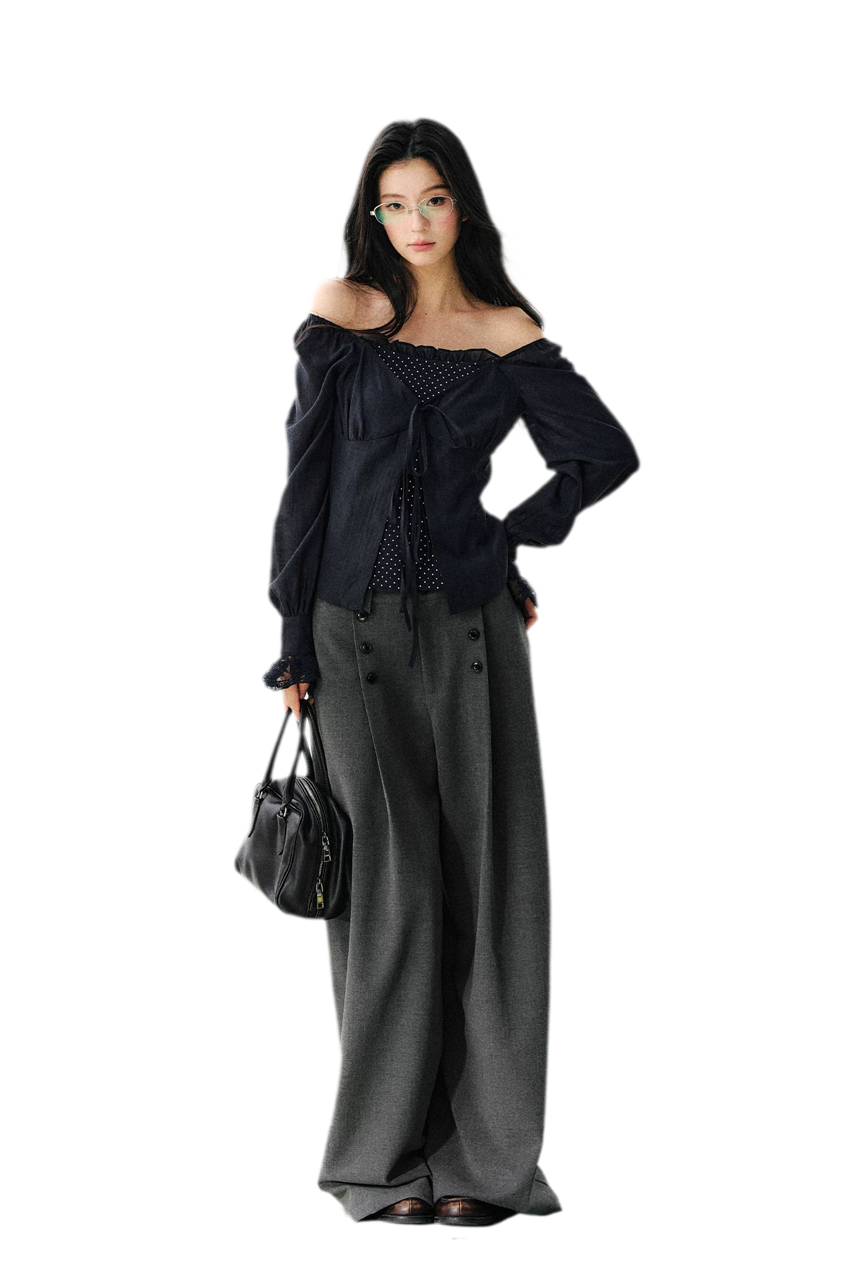 Minimal High Waist Trousers