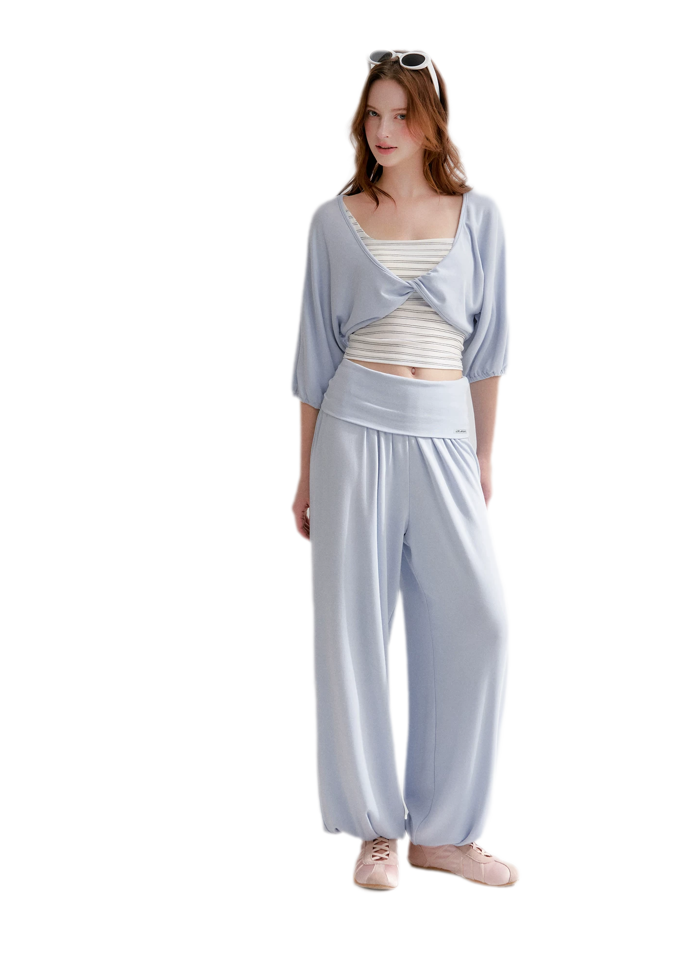 Lantern Sleeve Knit Set