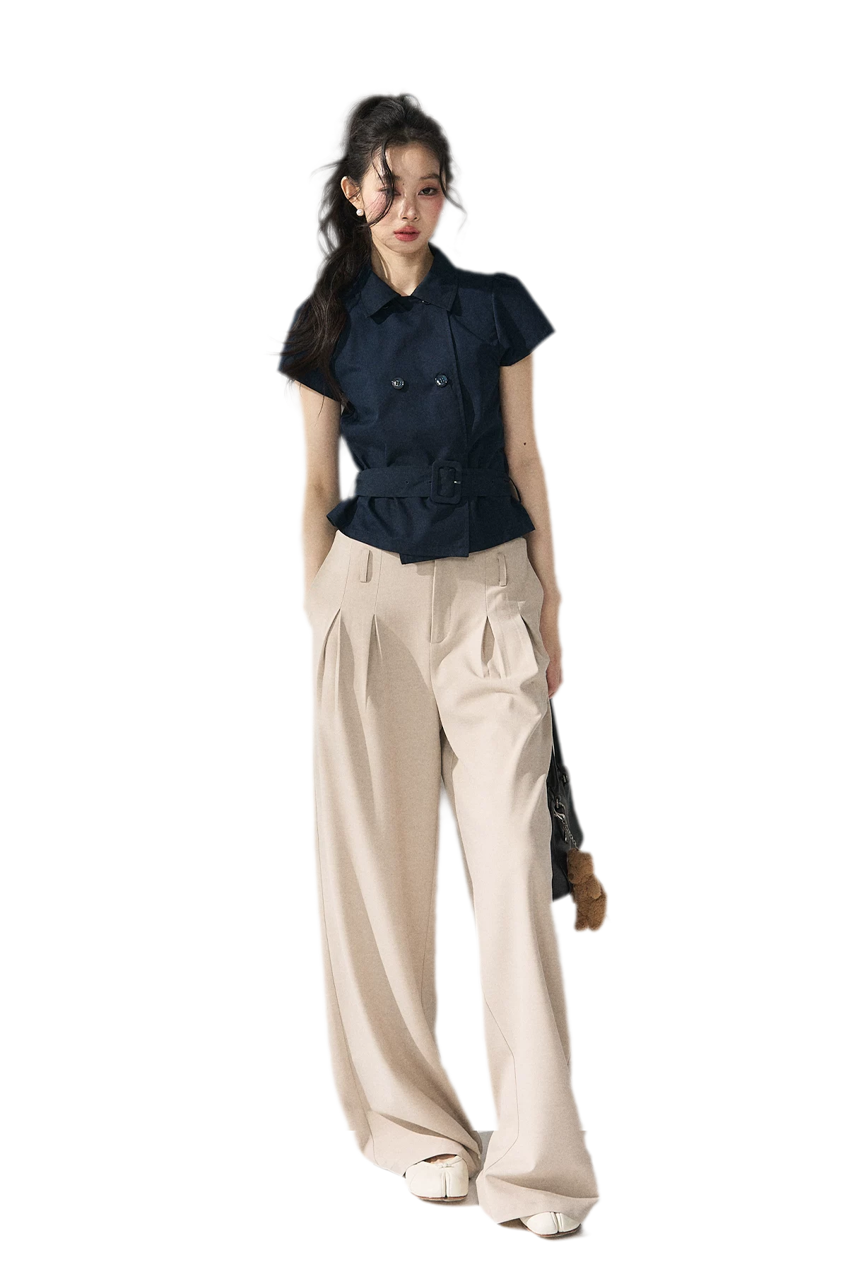 Blazer Inspired Waist T-shirt