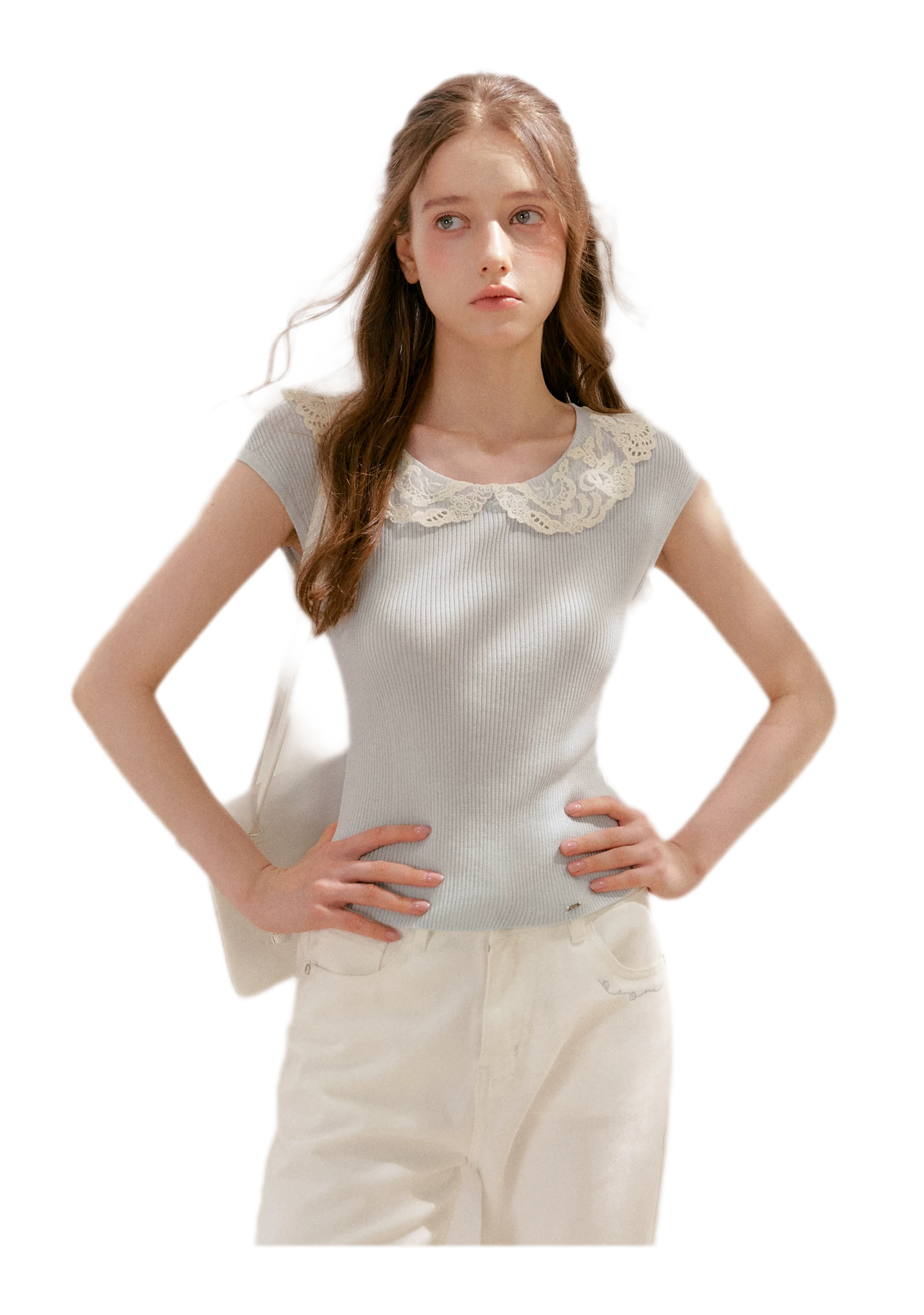 Lace Collar Tee
