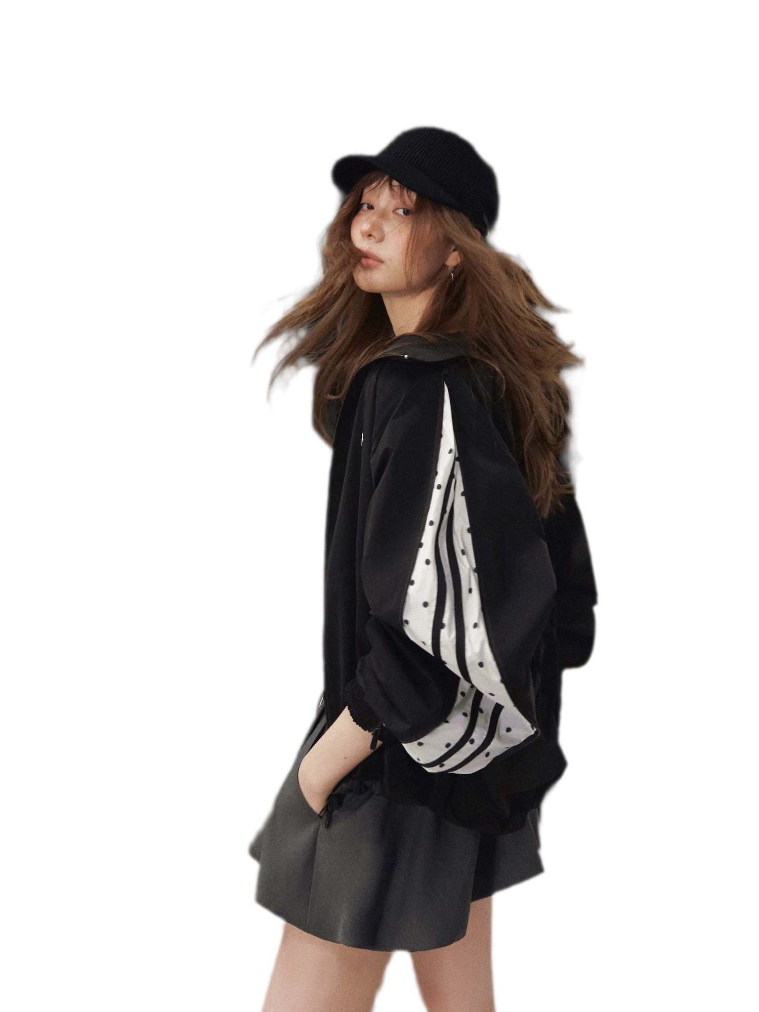 Structured Zipper Collar Jacket