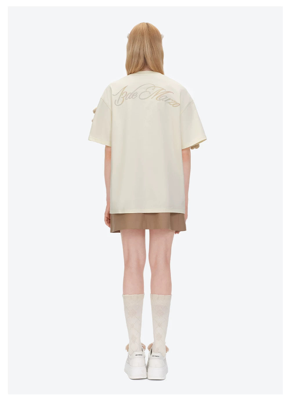Bear Hug Star Print T-shirt