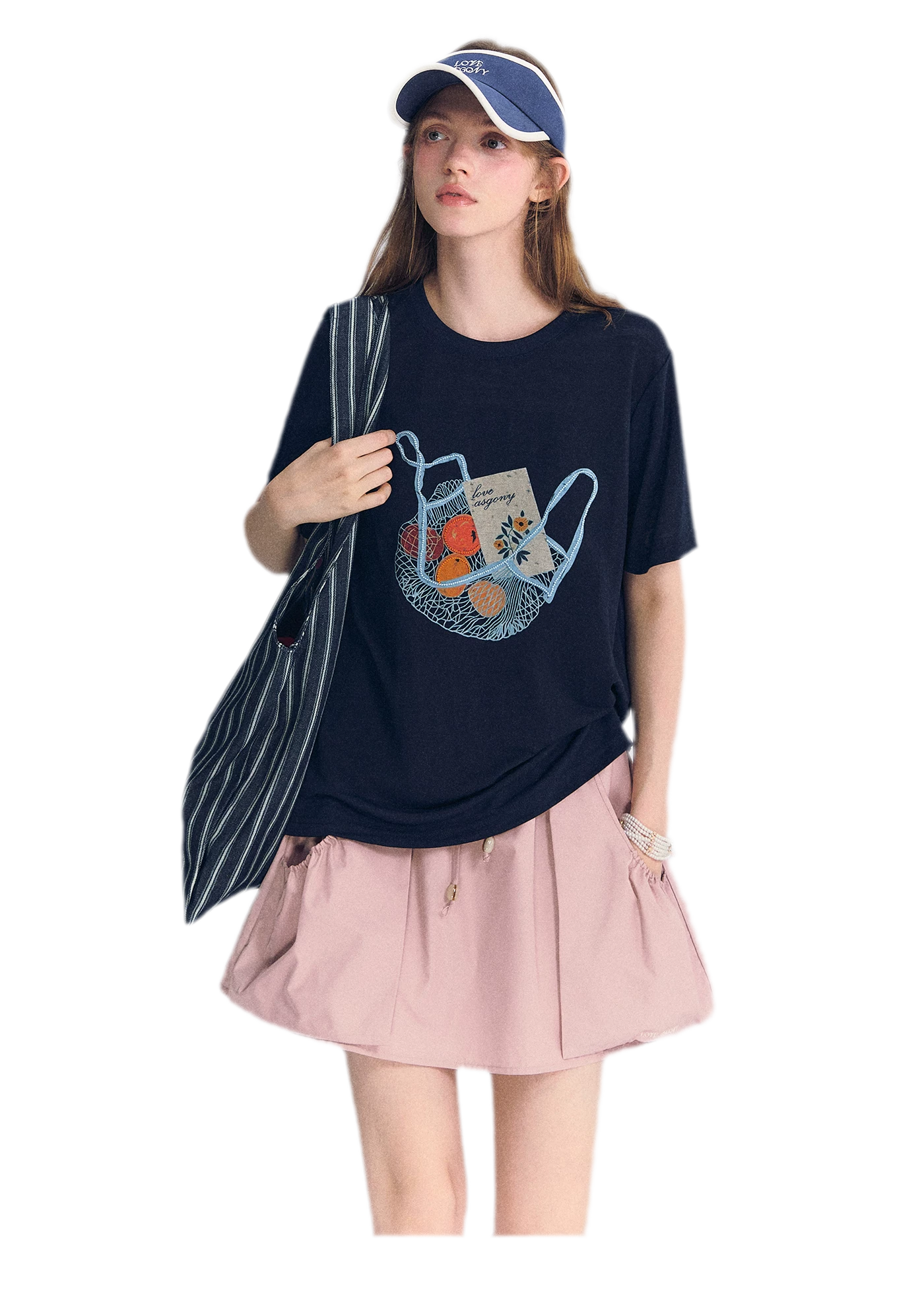 Fruit Embroidery Tee