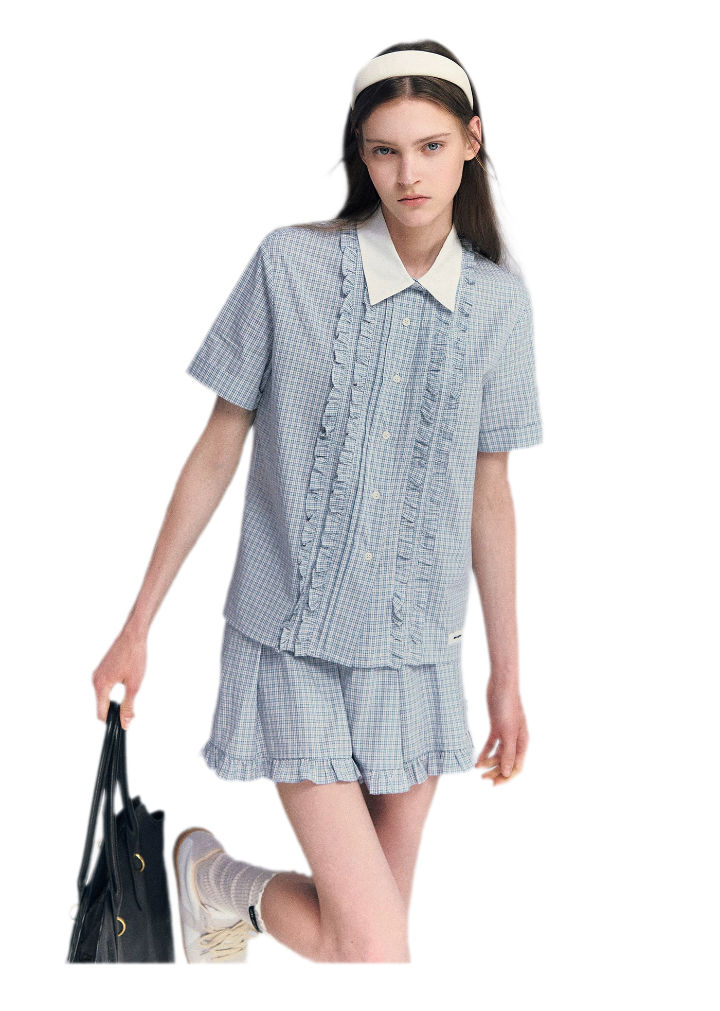 Blue Plaid Set