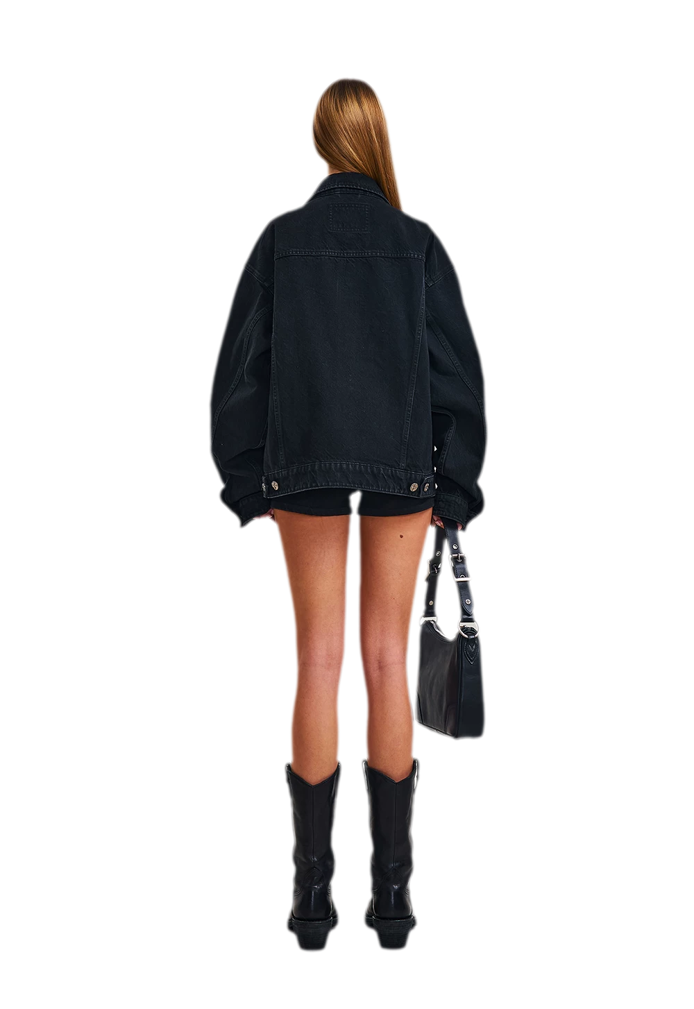 Cross Statue Denim Jacket