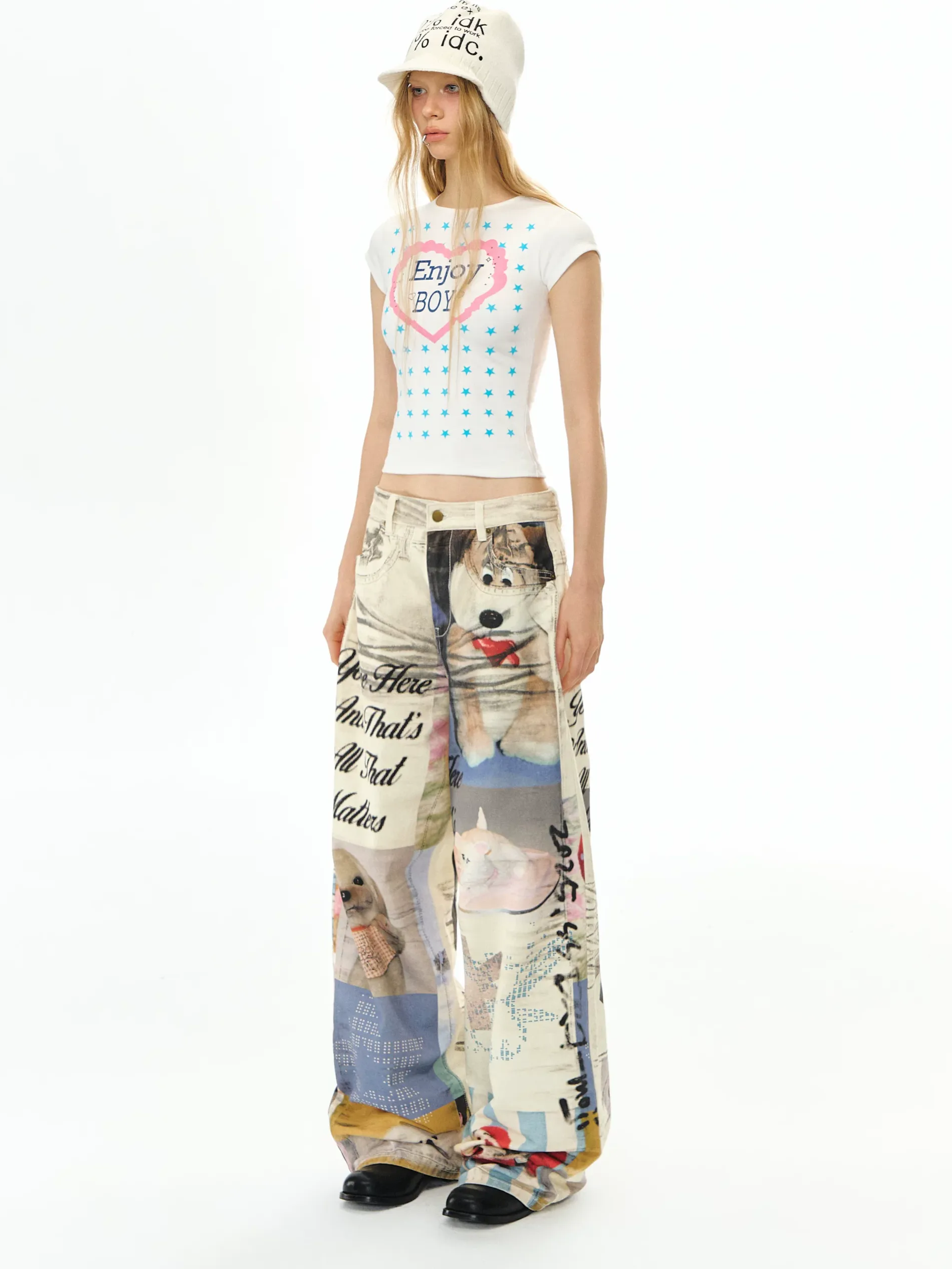 Star Print Regular Tee