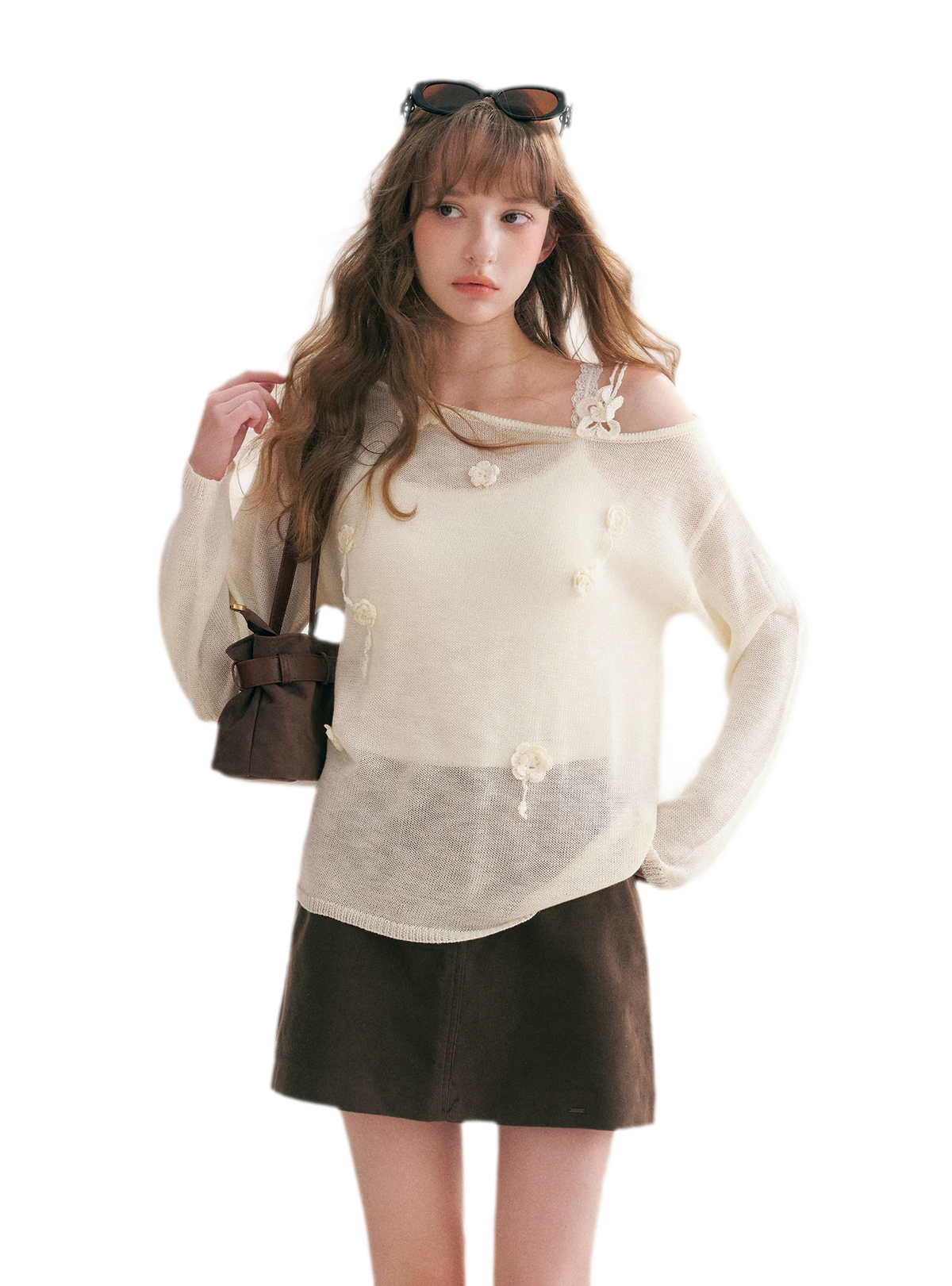 Corduroy High-Waisted A-Line Skirt