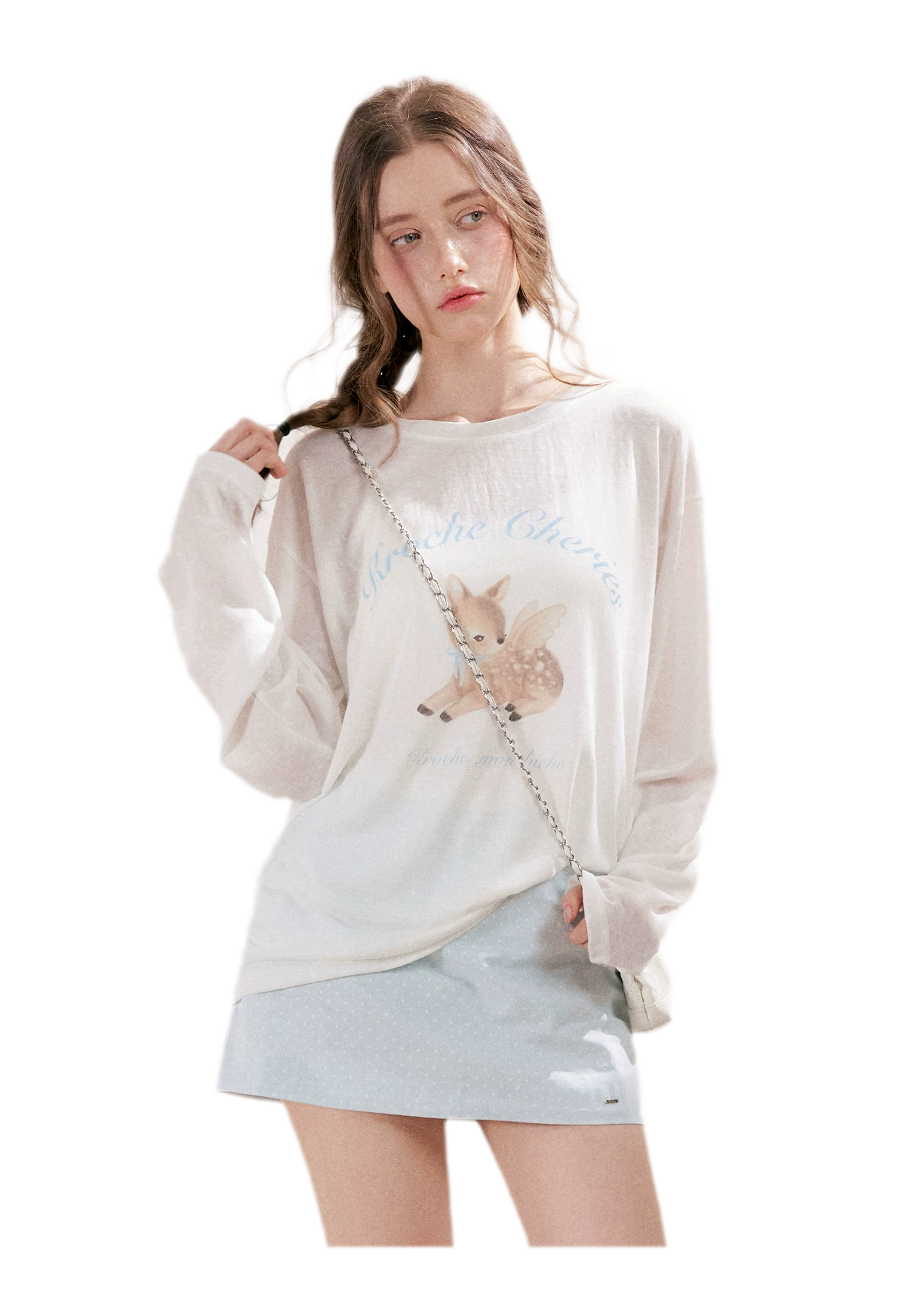 Hand-Painted Deer Shirt