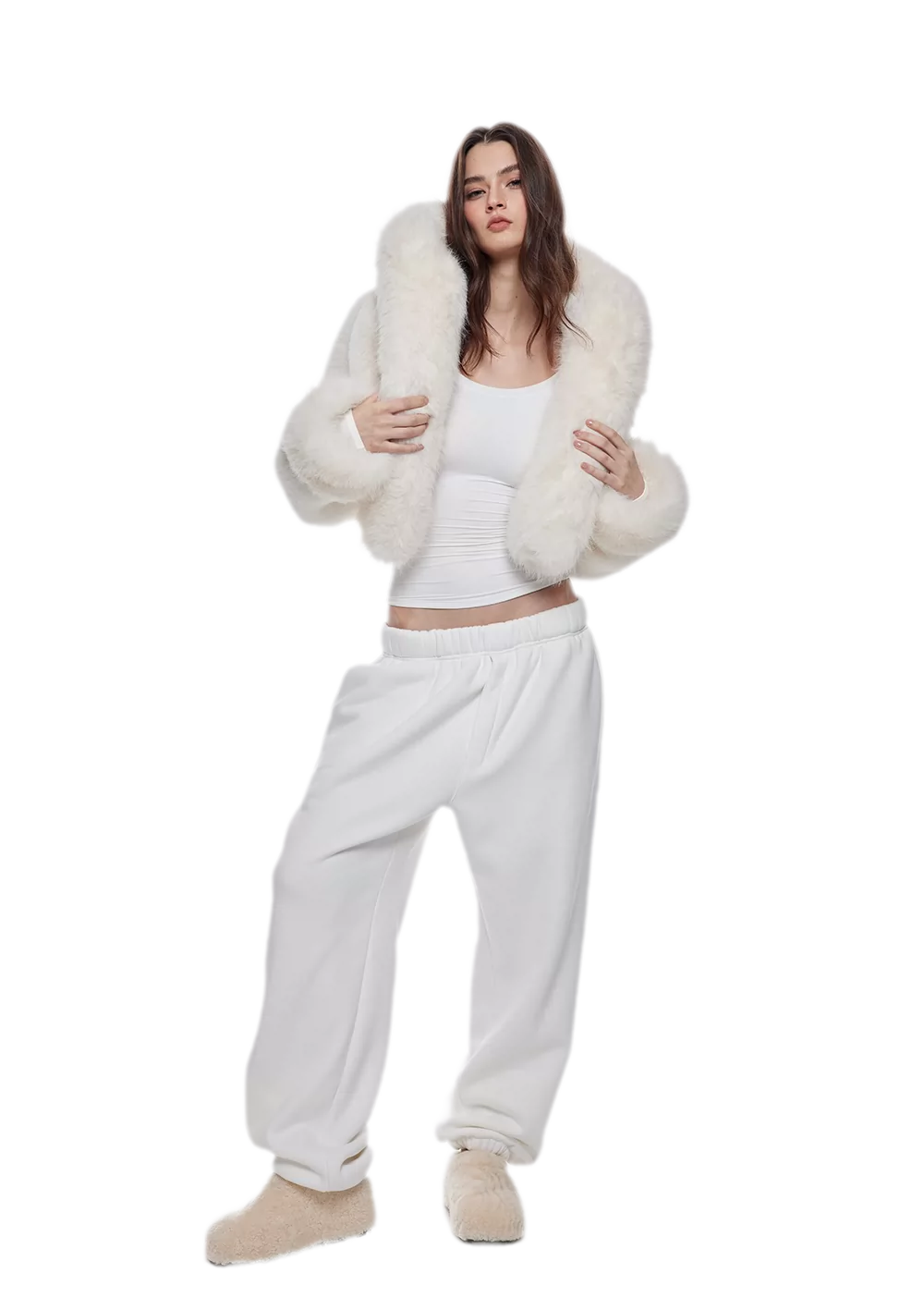 Two-Tone Baggy Sweatpants