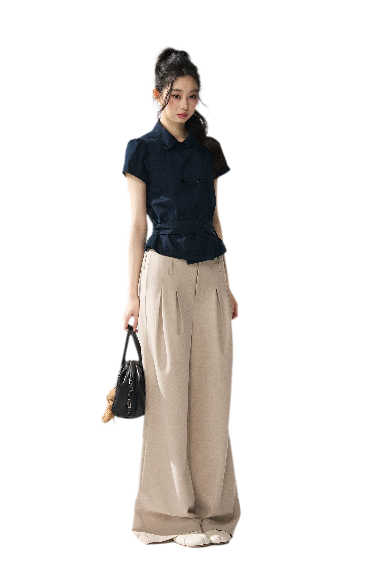 Blazer Inspired Waist T-shirt