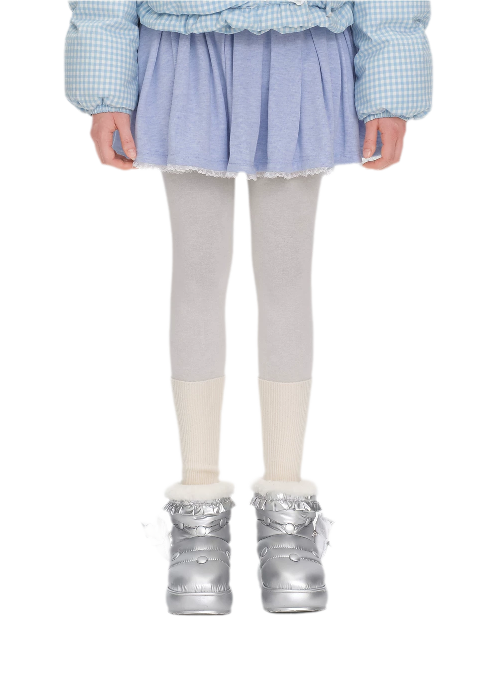 Plush Trim Platform Snow Boots