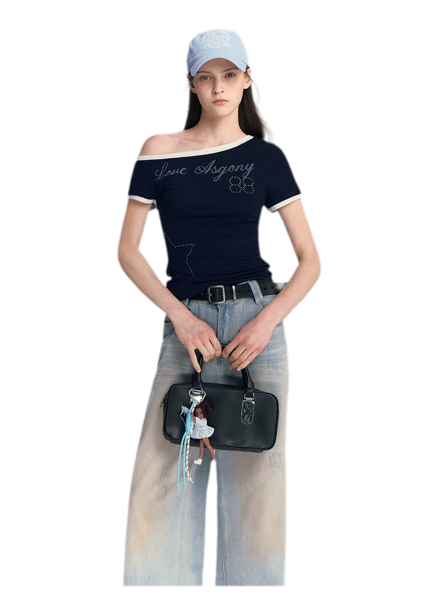 Lyocell Off-Shoulder Tee