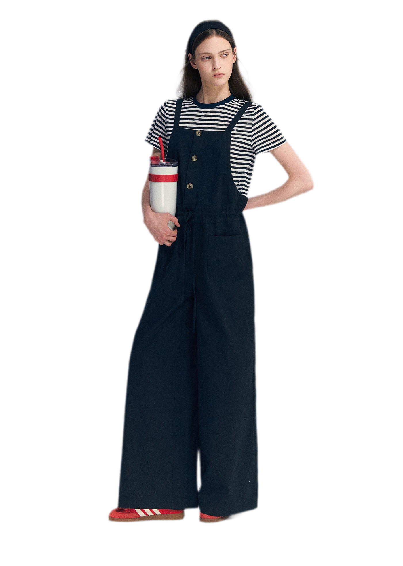 Drawstring Jumpsuit