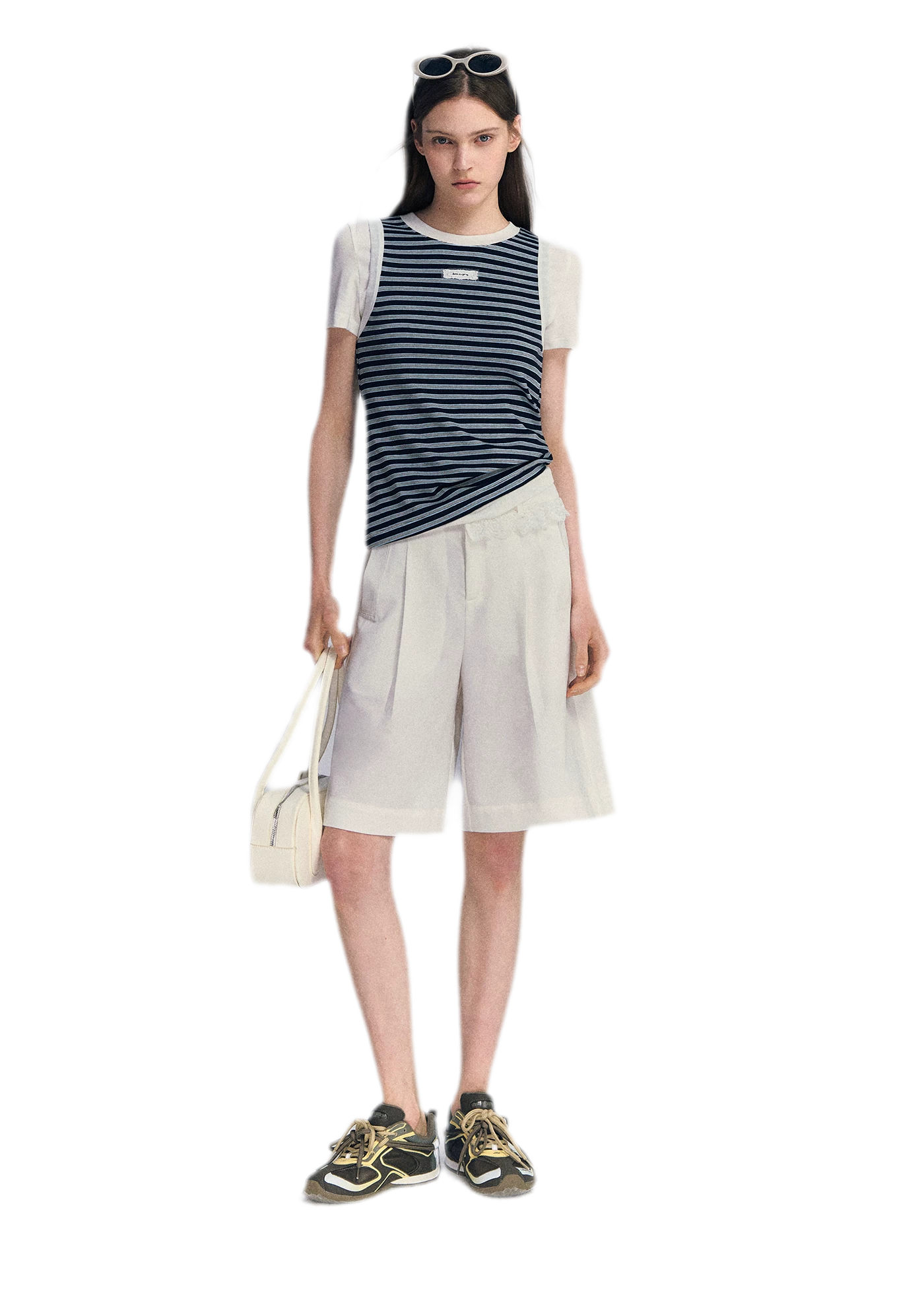 Faux Two-Piece Tee
