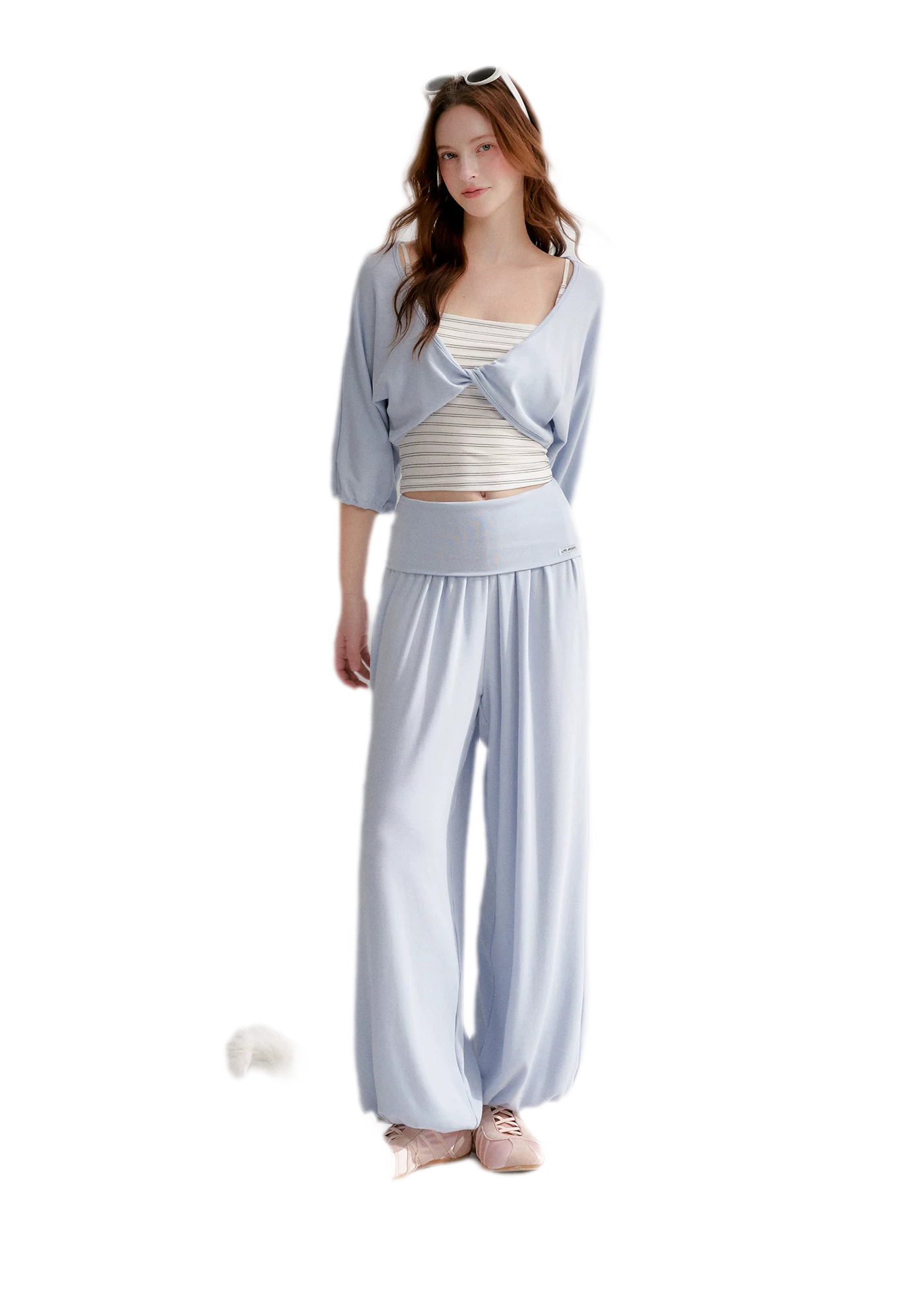 Lantern Sleeve Knit Set