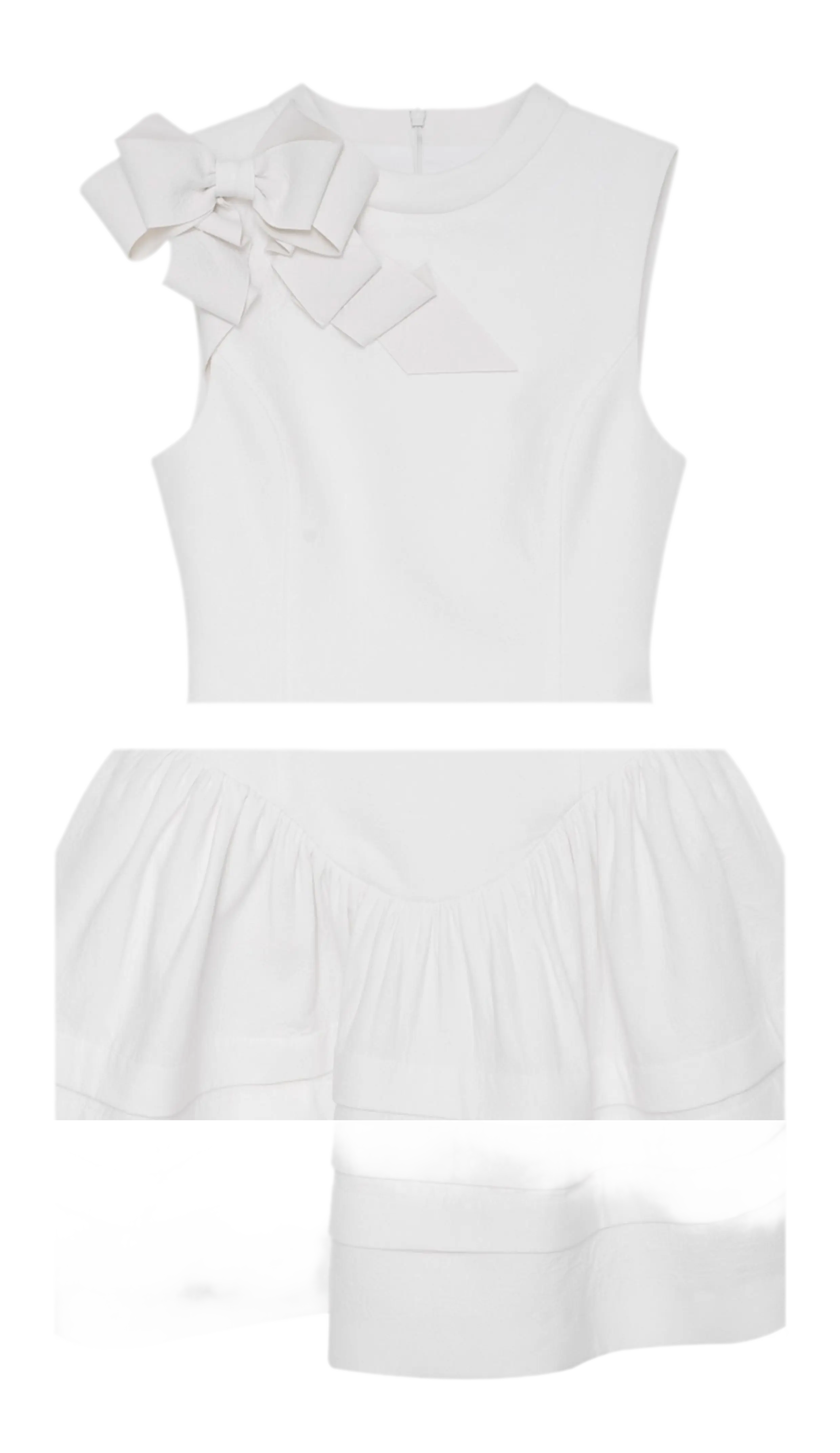 Elegant Summer Dress with Side Bow Detail