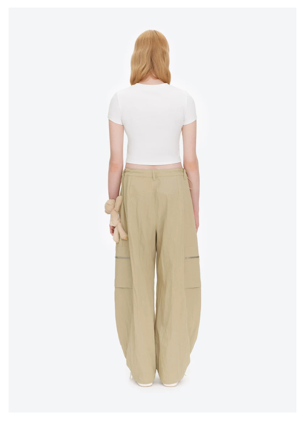 Loose Wide-Leg Cargo Pants