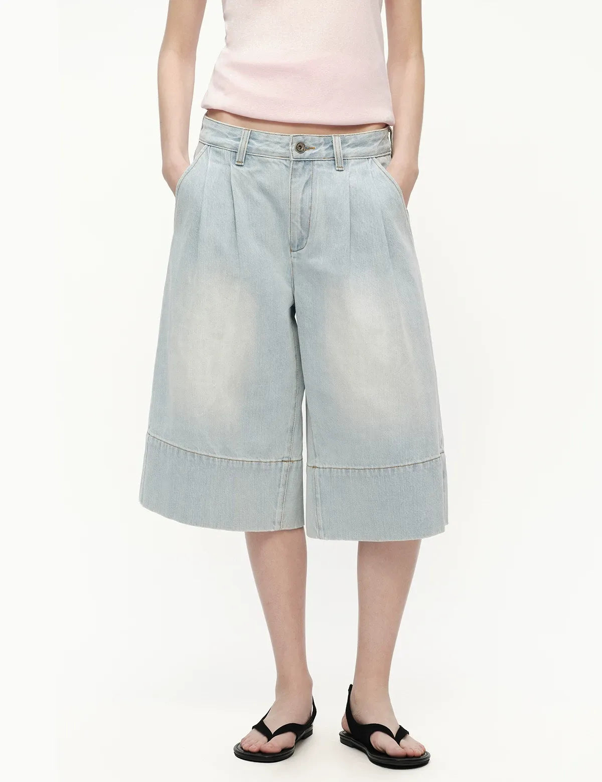 Vintage Paris Buckle Jeans
