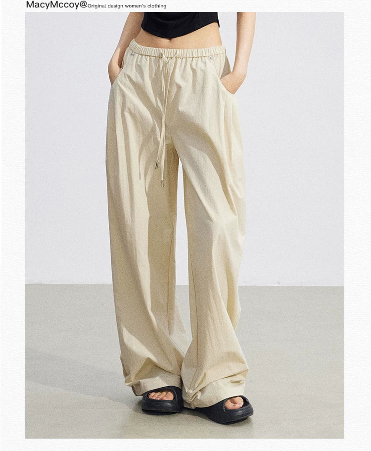 Casual Workwear Wide-Leg Pants
