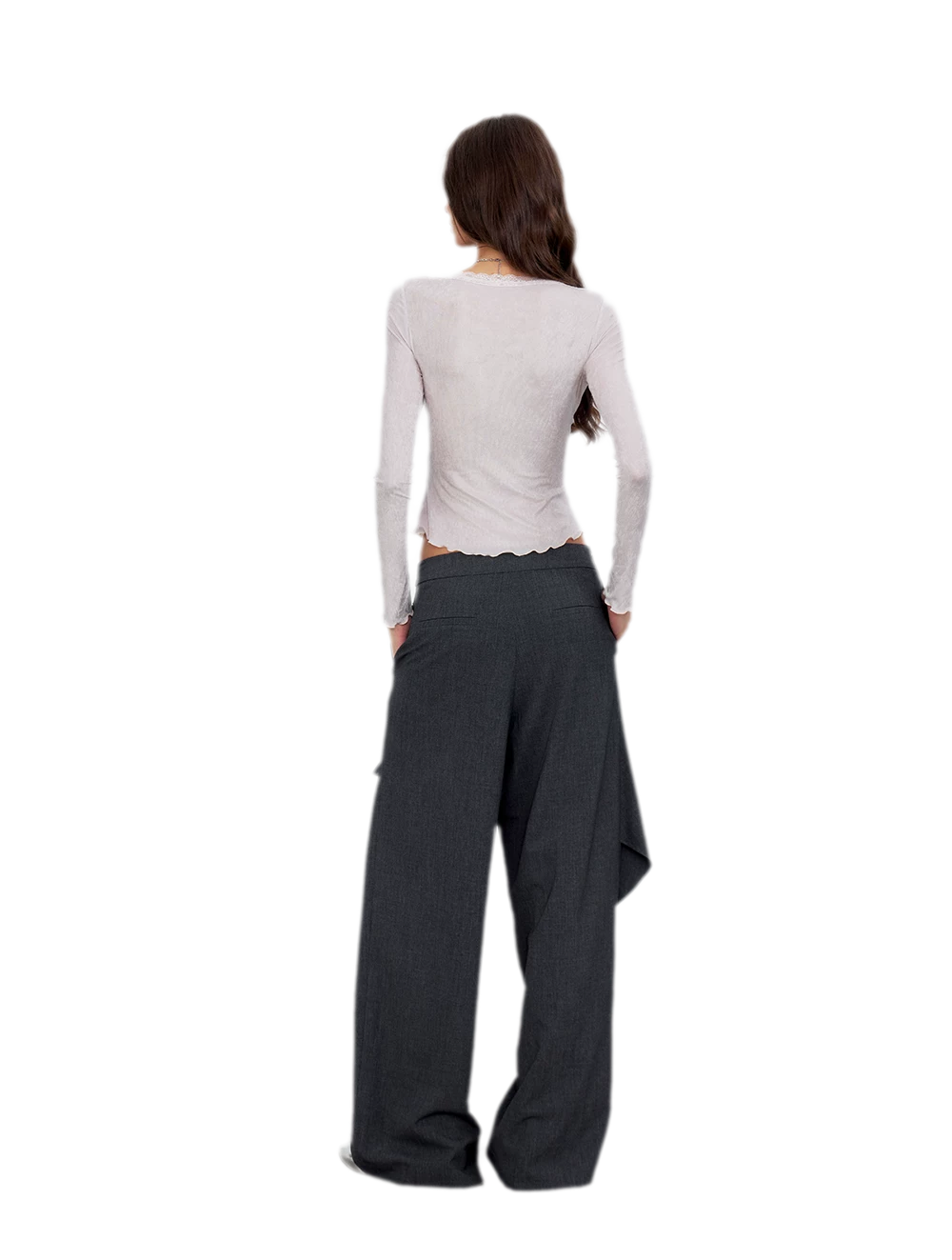Acetate Velvet Lace Top