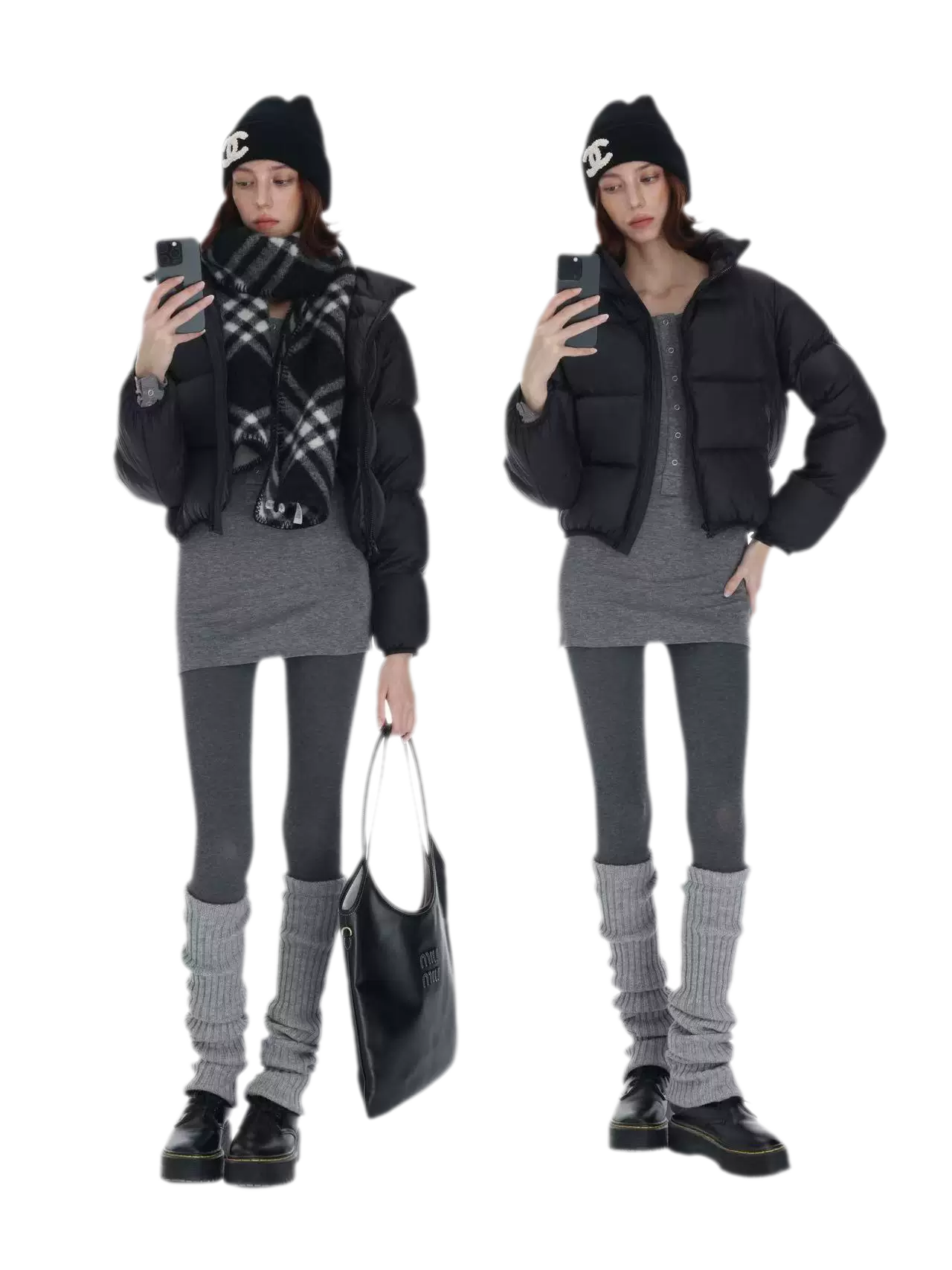 90 White Down Puffer Jacket